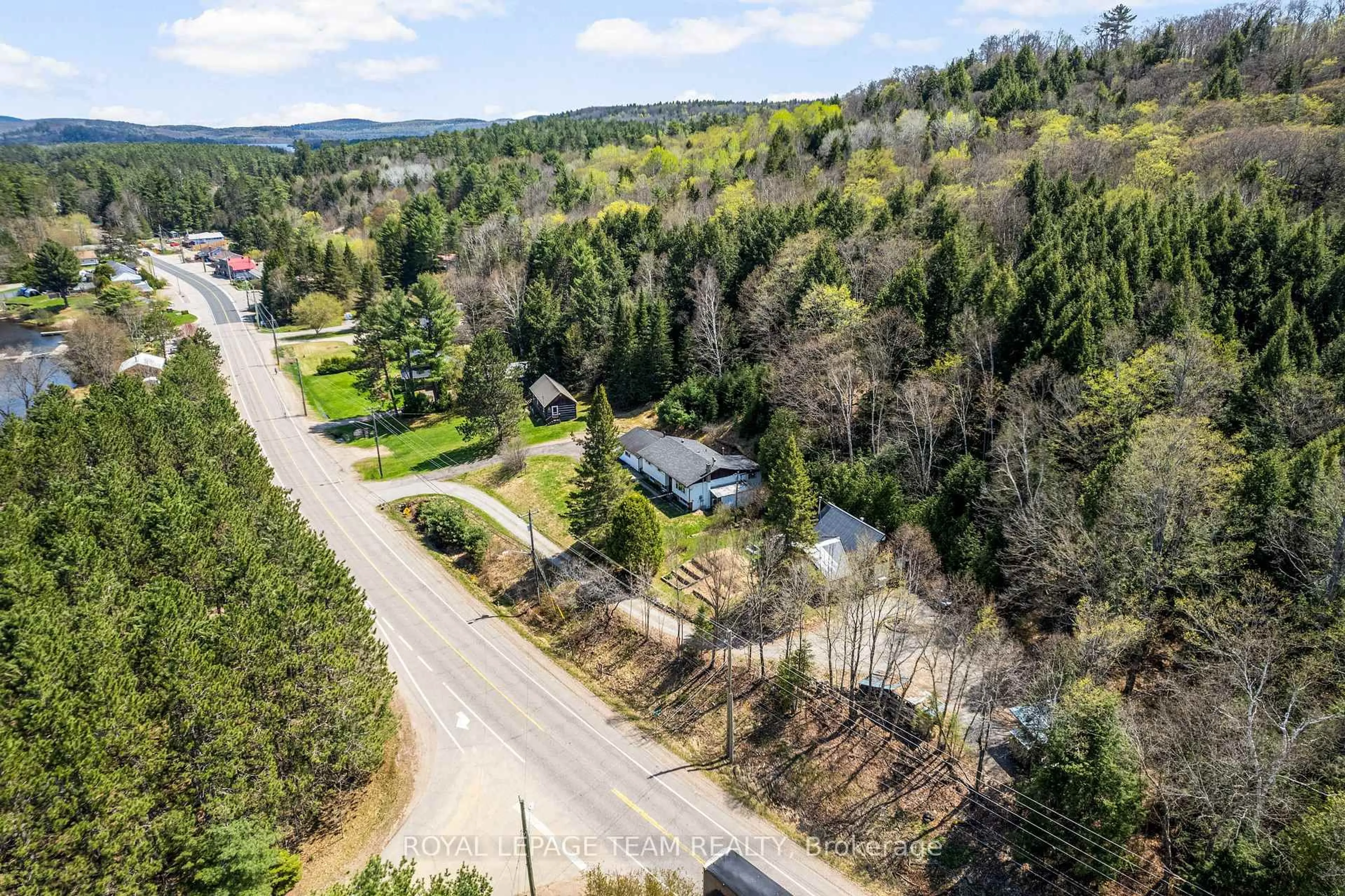 A pic from outside/outdoor area/front of a property/back of a property/a pic from drone, forest/trees view for 39220 Combermere Rd, Combermere Ontario K0J 1L0