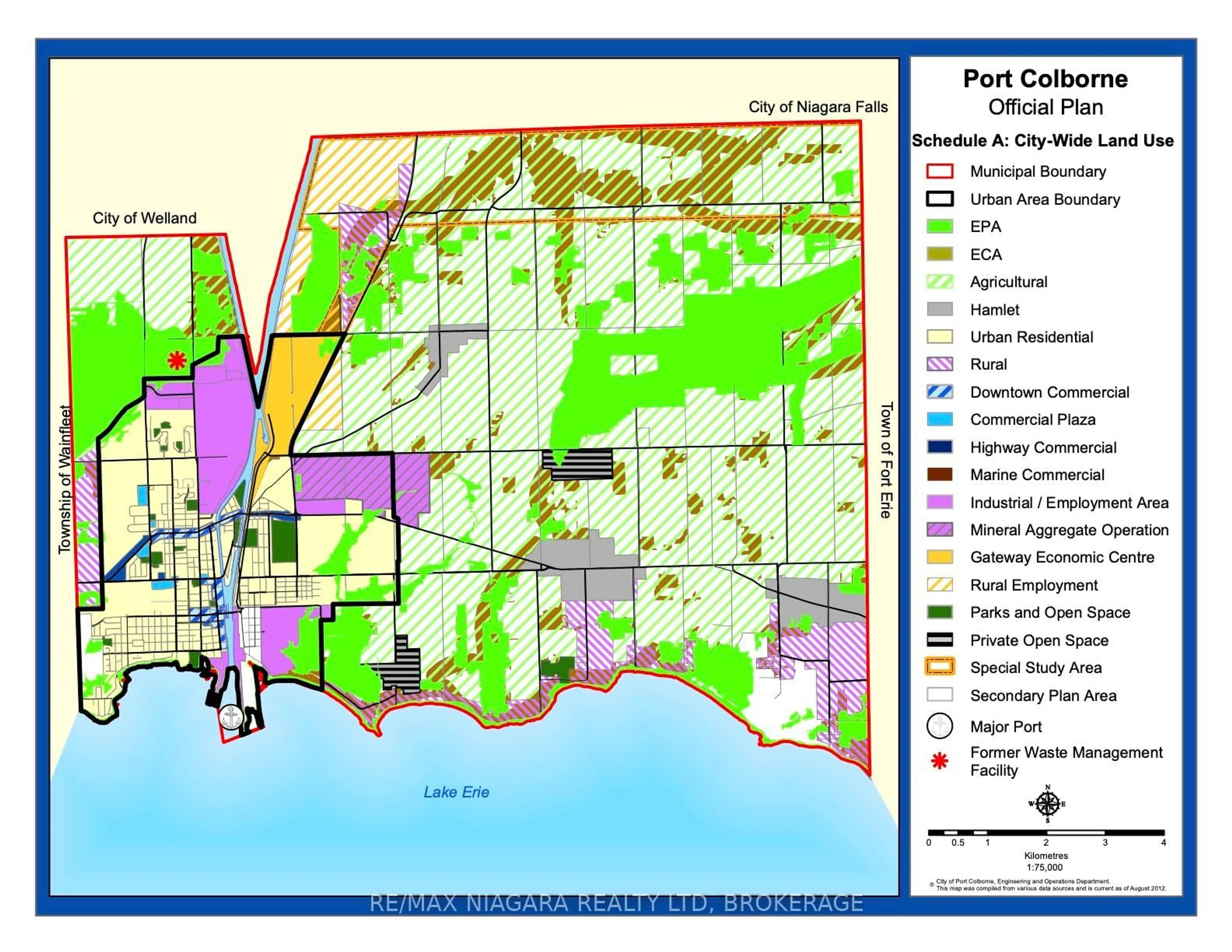 Picture of a map for 194 Chippawa Rd, Port Colborne Ontario L3K 1T7