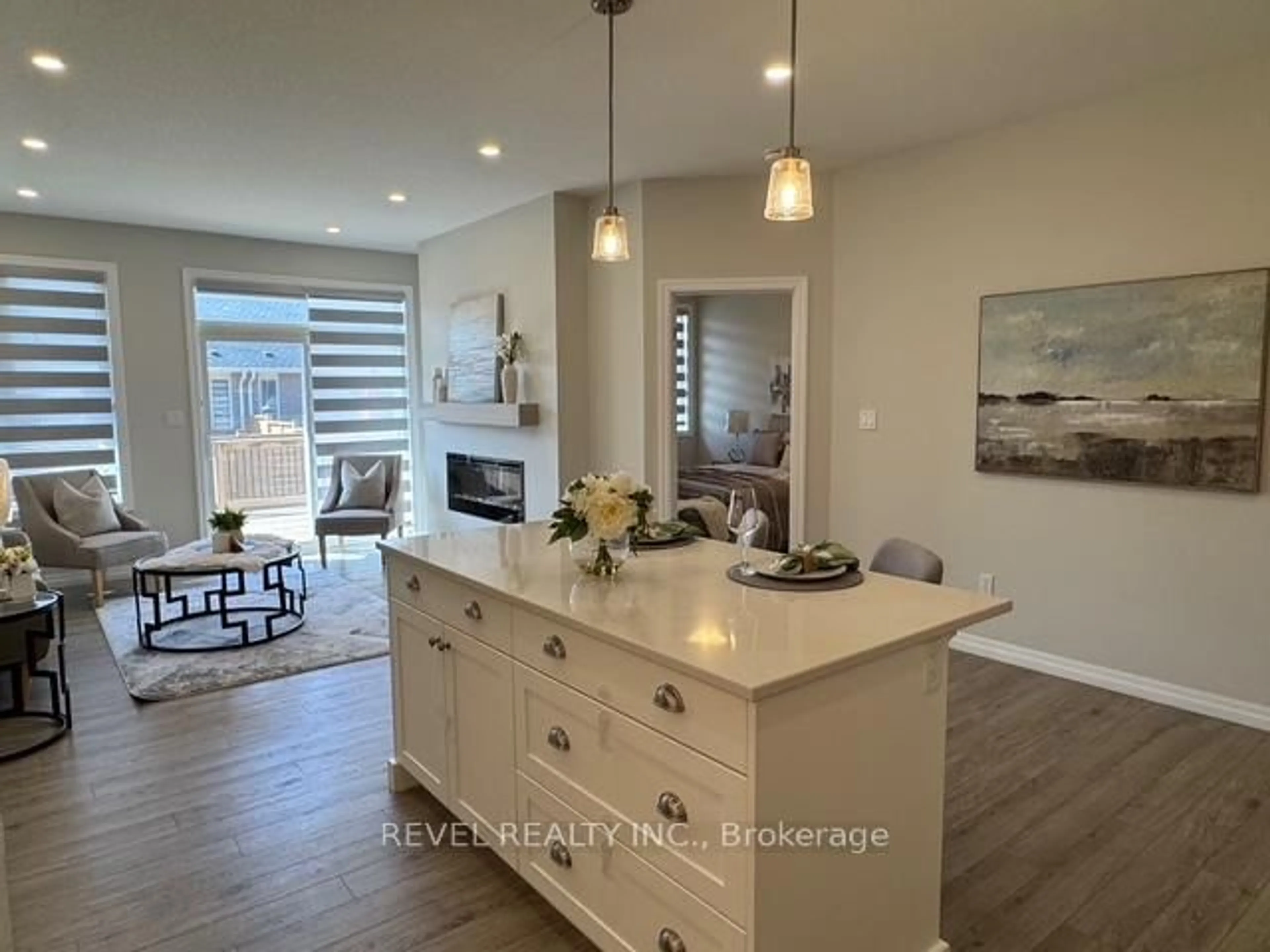 Open concept kitchen, unknown for 105 Livingston Dr, Tillsonburg Ontario N4G 0J3