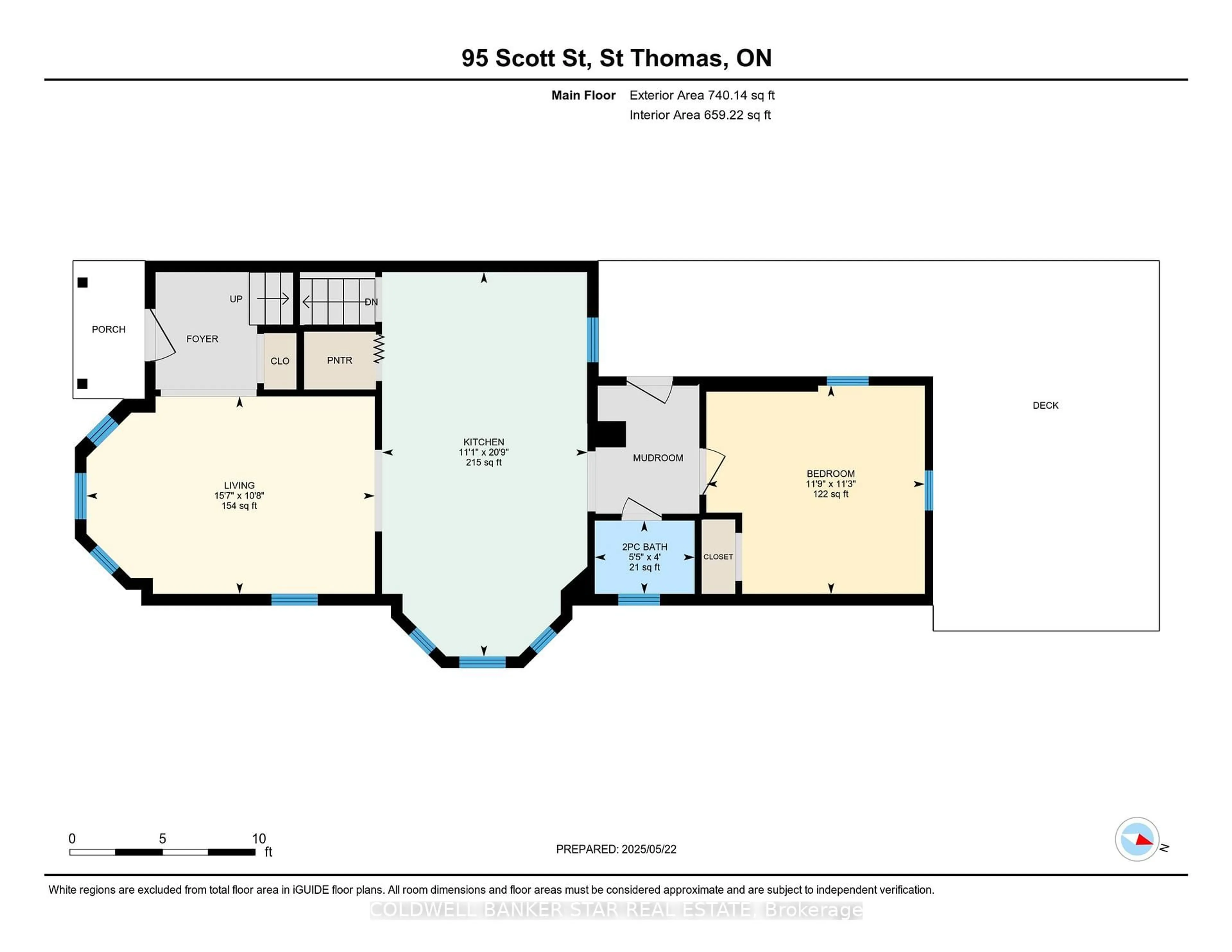 Floor plan for 95 Scott St, St. Thomas Ontario N5P 1L2