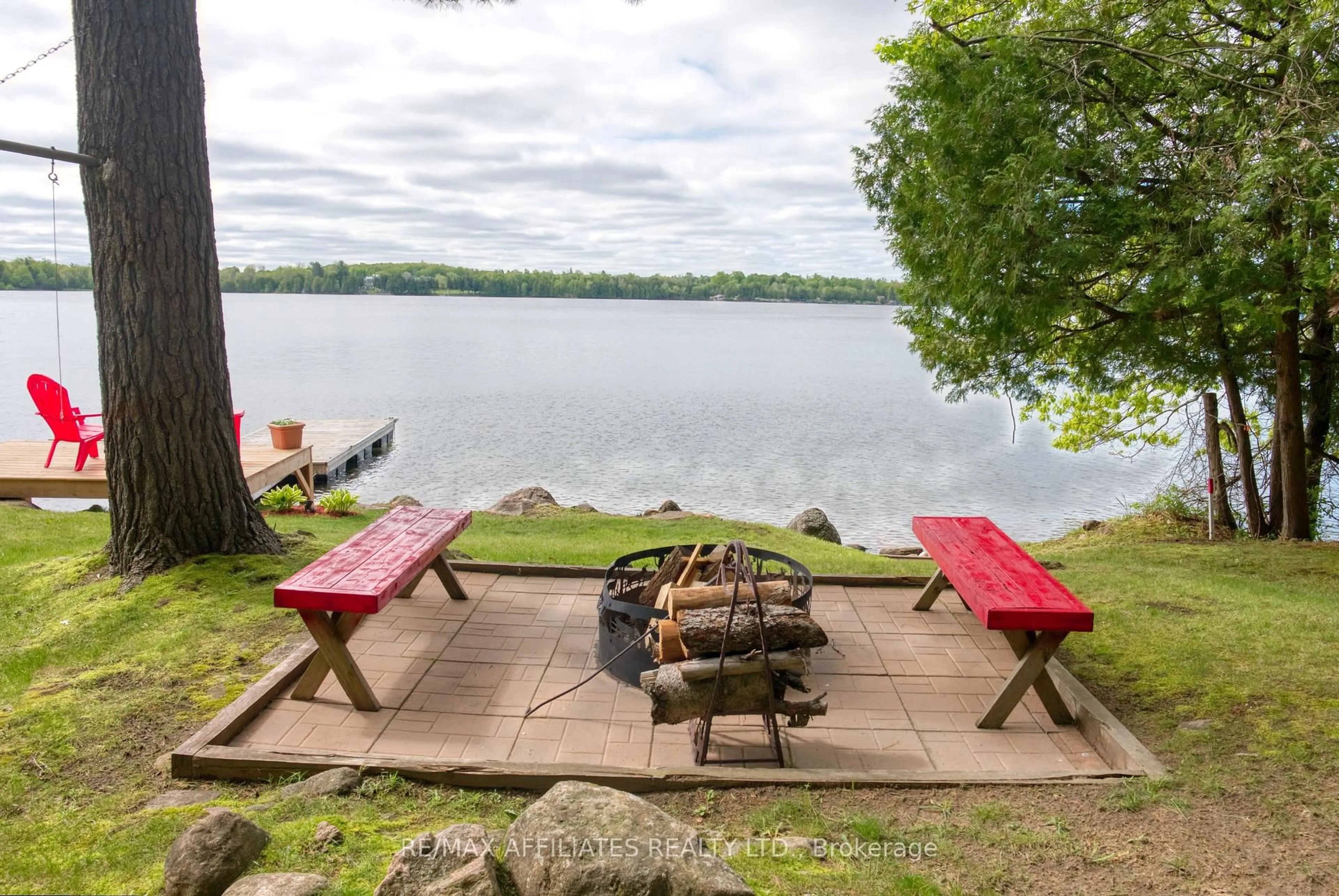 Patio, water/lake/river/ocean view for 77 Pinecrest Lane, Rideau Lakes Ontario K0G 1X0