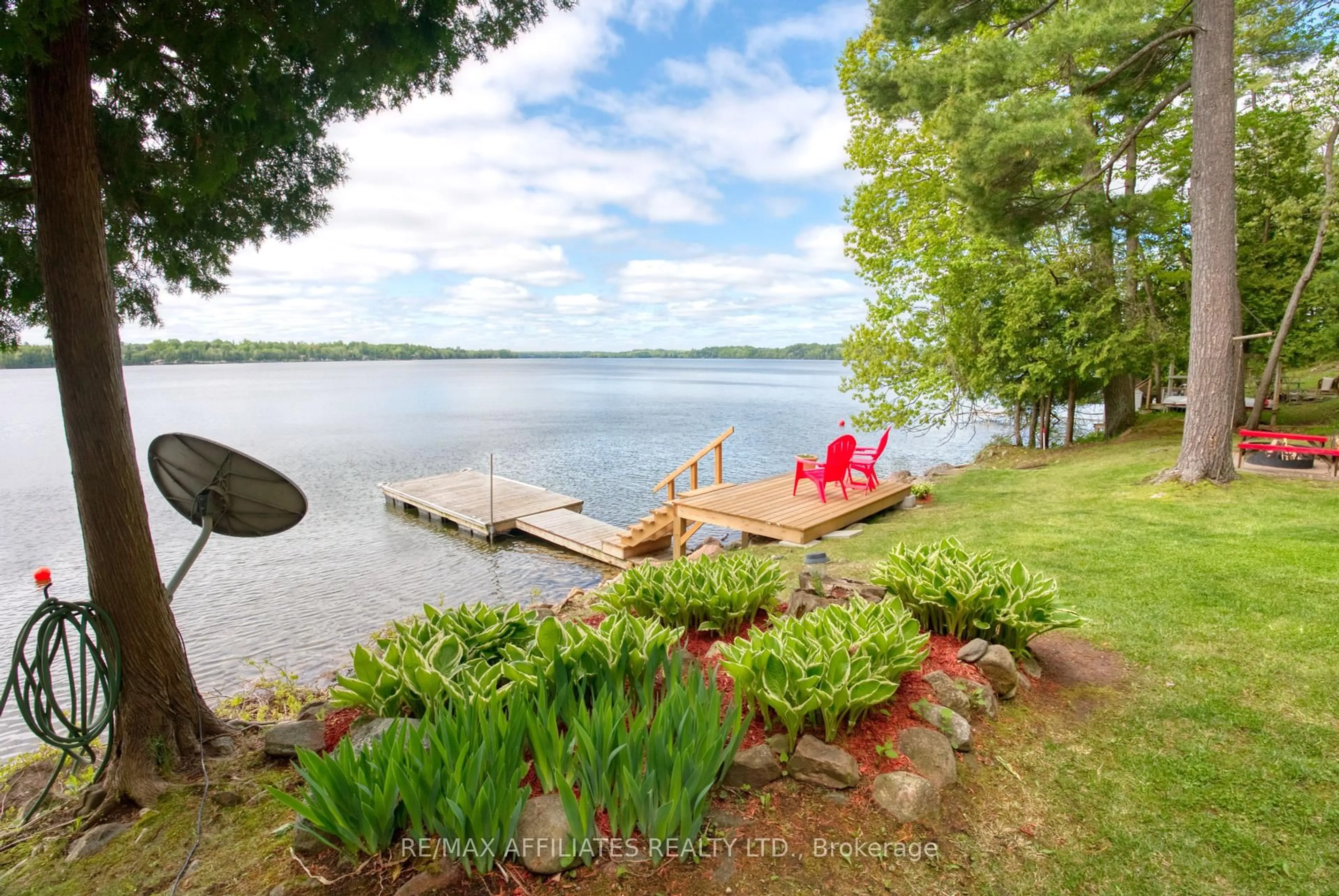 Patio, water/lake/river/ocean view for 77 Pinecrest Lane, Rideau Lakes Ontario K0G 1X0