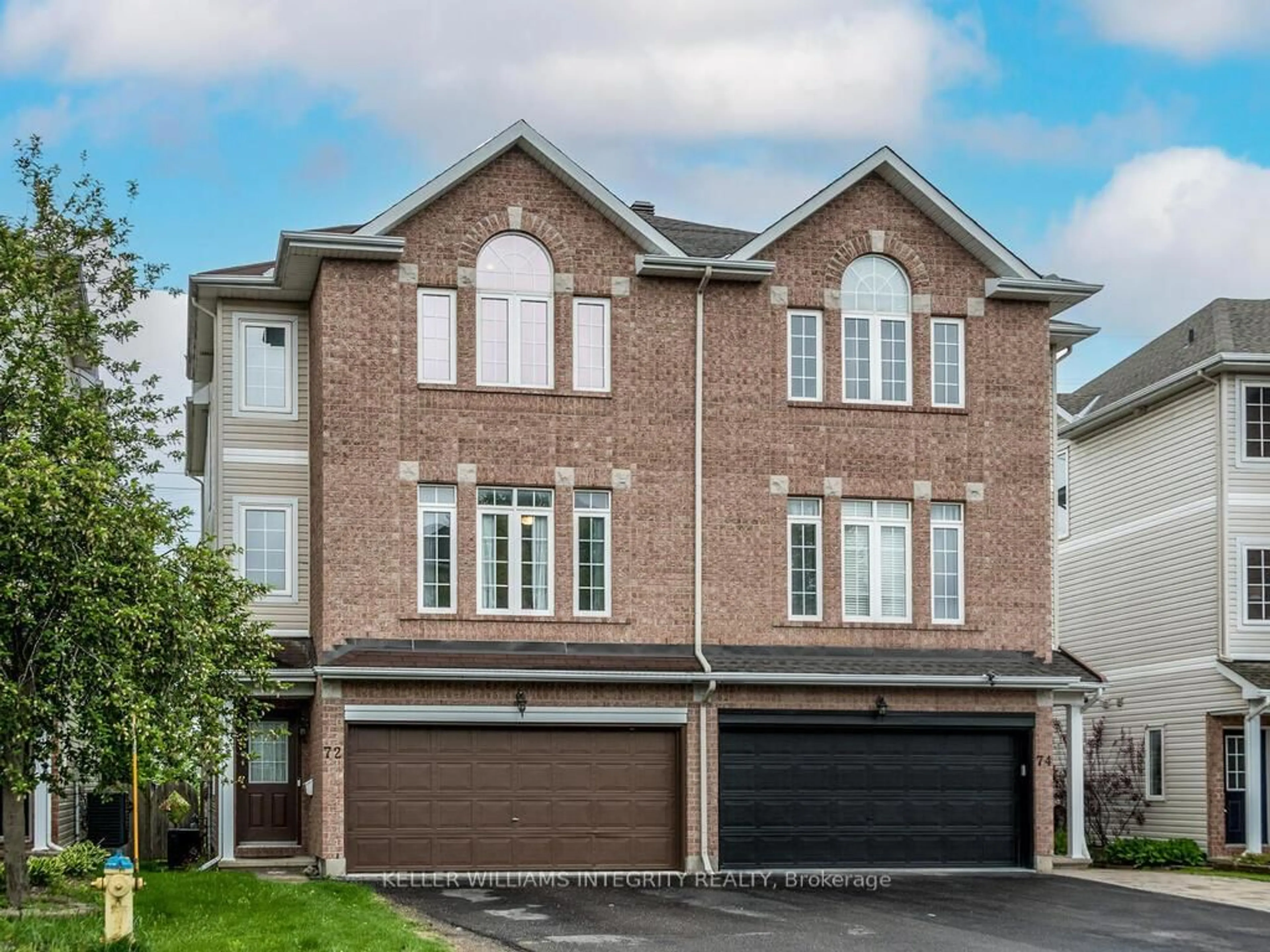 Home with brick exterior material, street for 72 Castle Glen Cres, Ottawa Ontario K2L 4H1