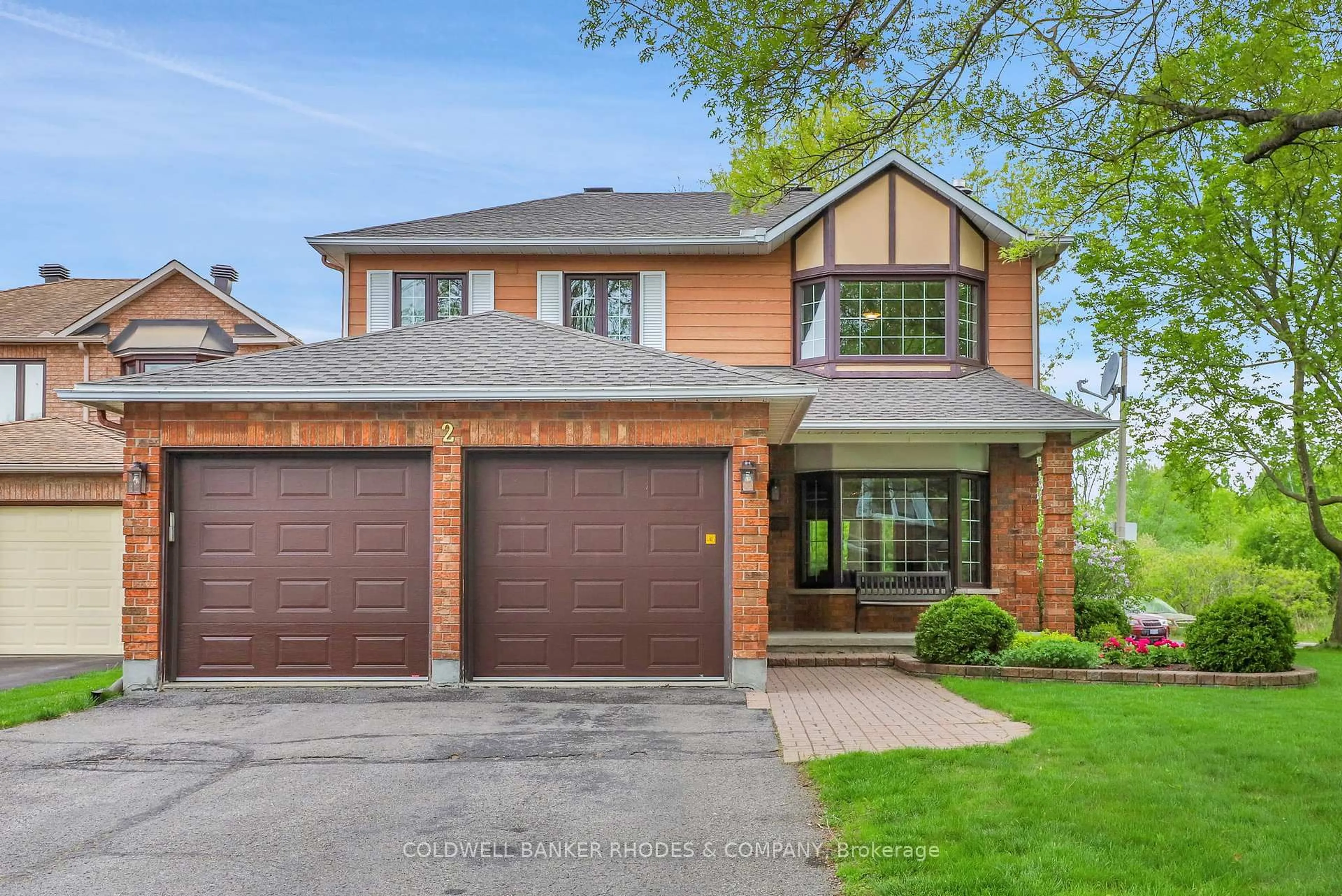 Home with brick exterior material, street for 2 Baslaw Dr, Ottawa Ontario K1G 5J8