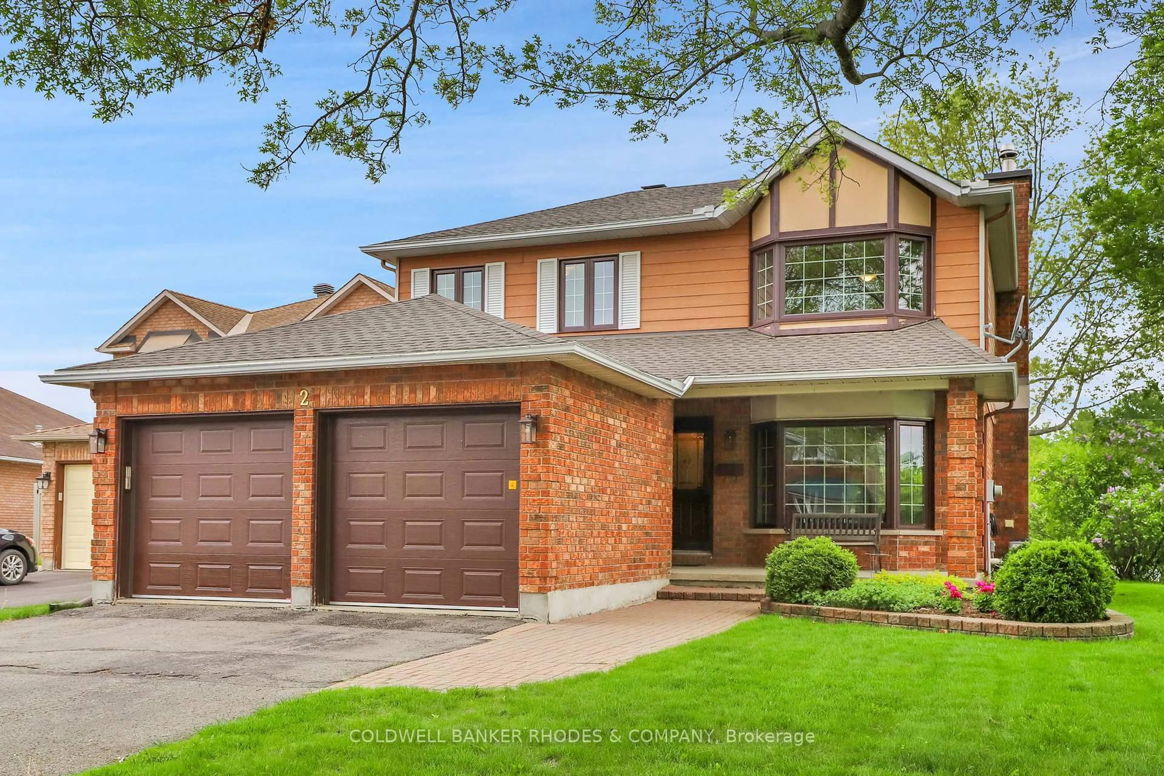Home with brick exterior material, street for 2 Baslaw Dr, Ottawa Ontario K1G 5J8