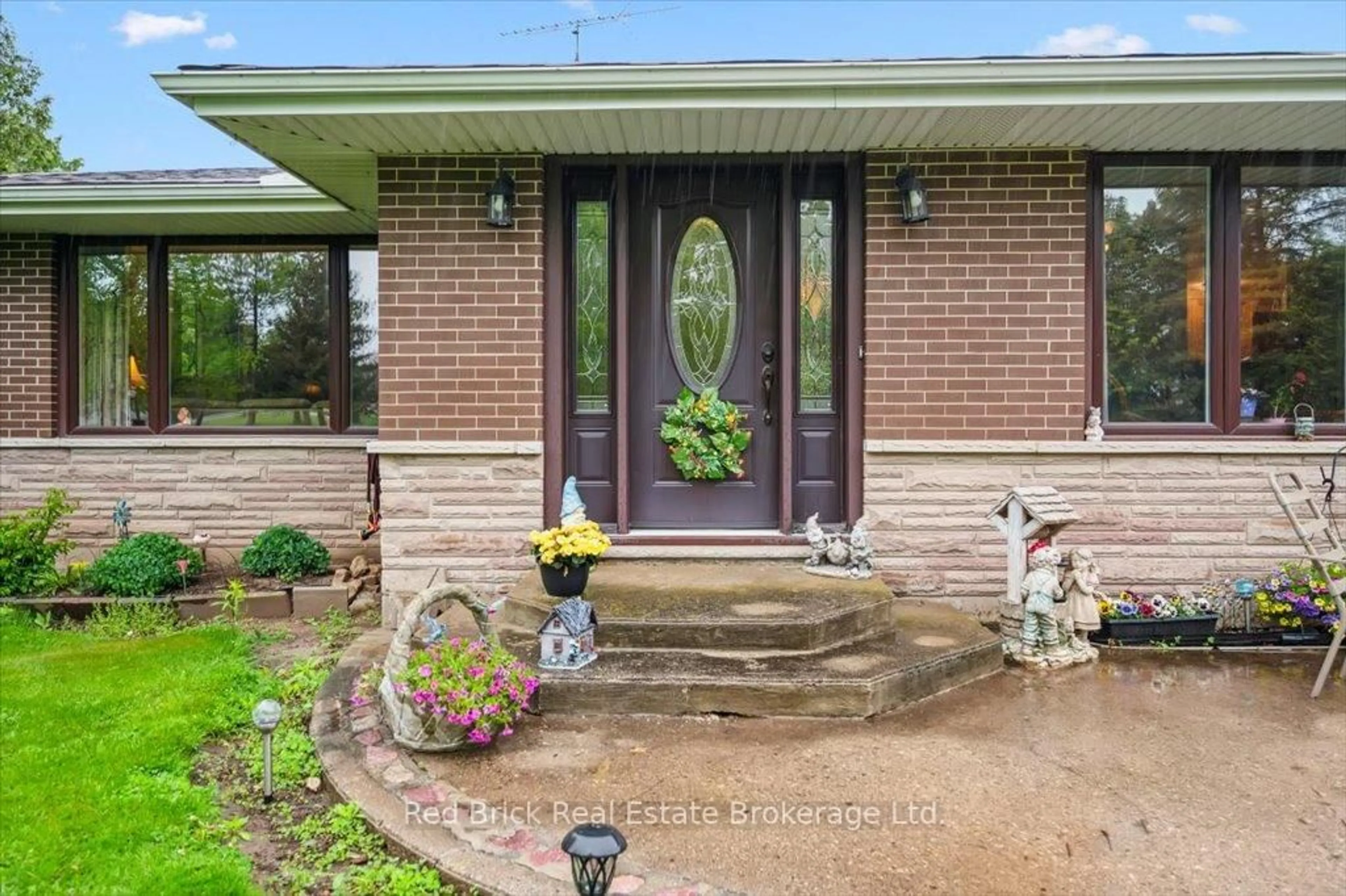 Home with brick exterior material, street for 8758 Wellington Rd 124 Rd, Erin Ontario N1H 6H7