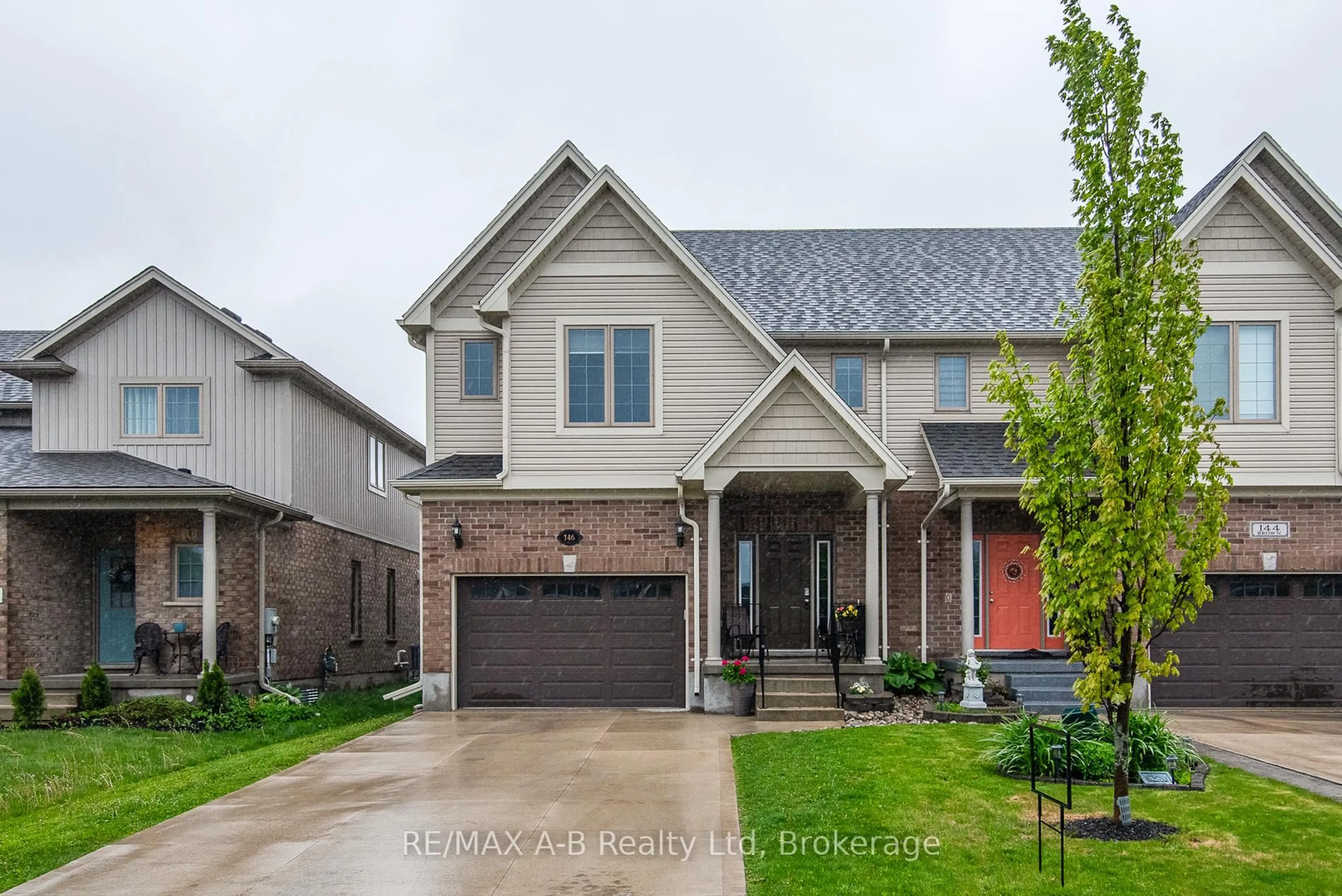 Home with brick exterior material, street for 146 Brown St, Stratford Ontario N5A 0B8
