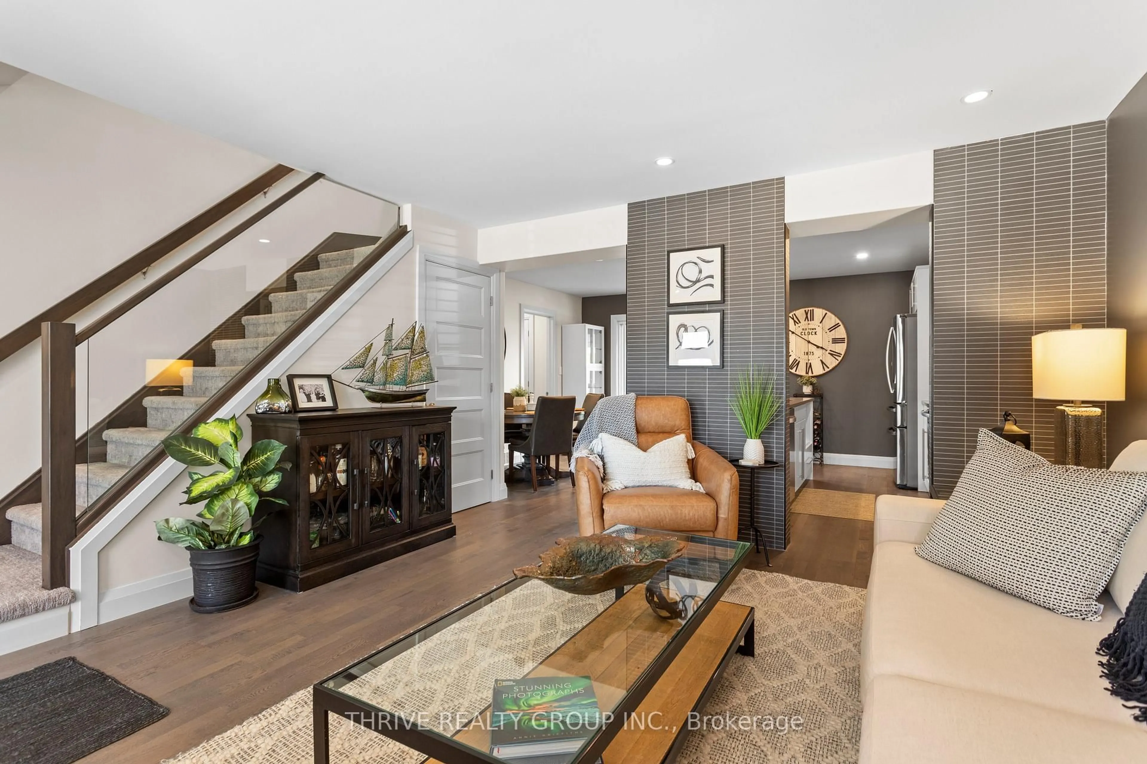 Living room with furniture, unknown for 727 Apricot Dr #5, London South Ontario N6K 5A7