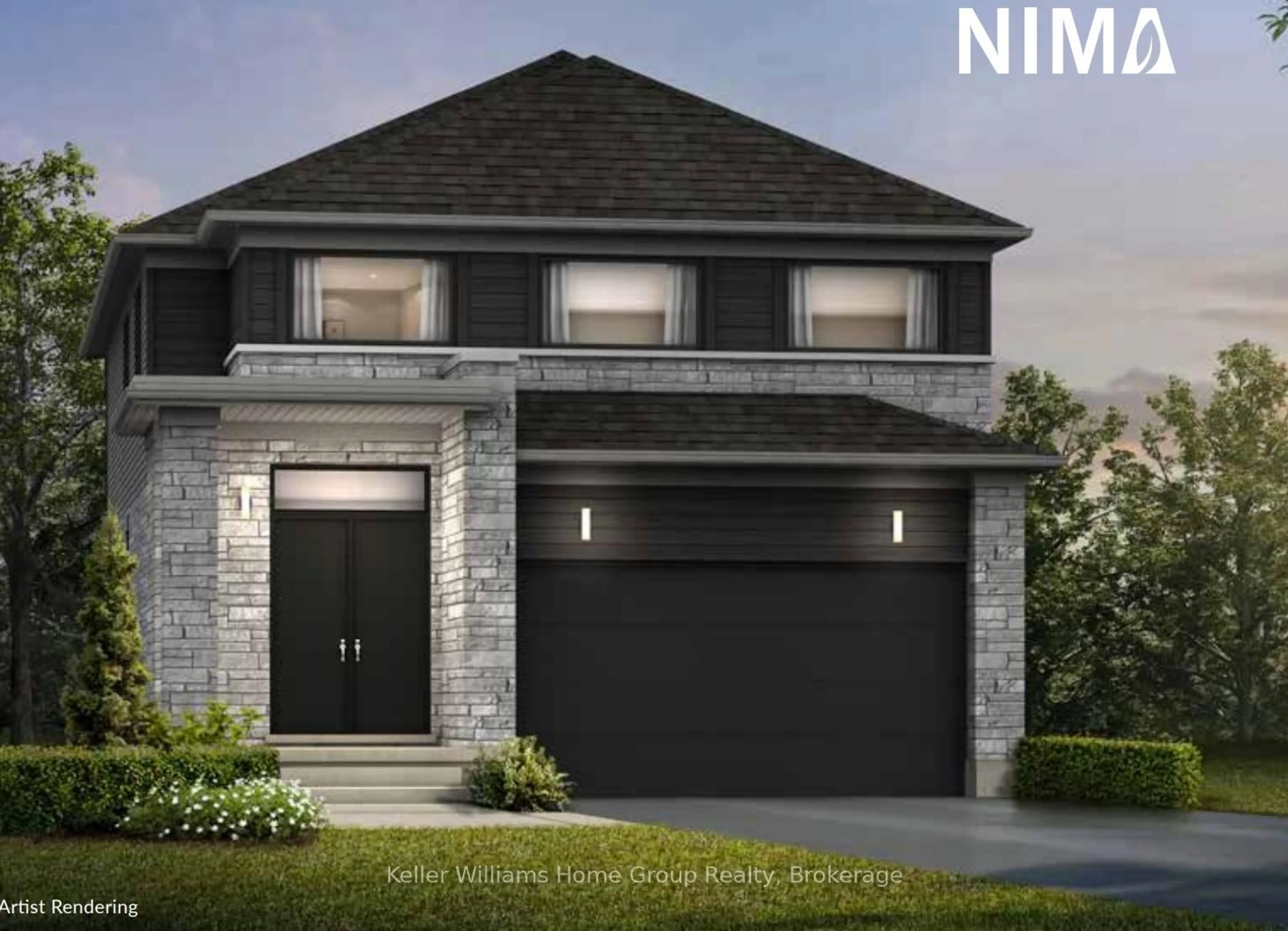 Home with vinyl exterior material, street for 16 Nicholas Way, Guelph Ontario N1E 0T1