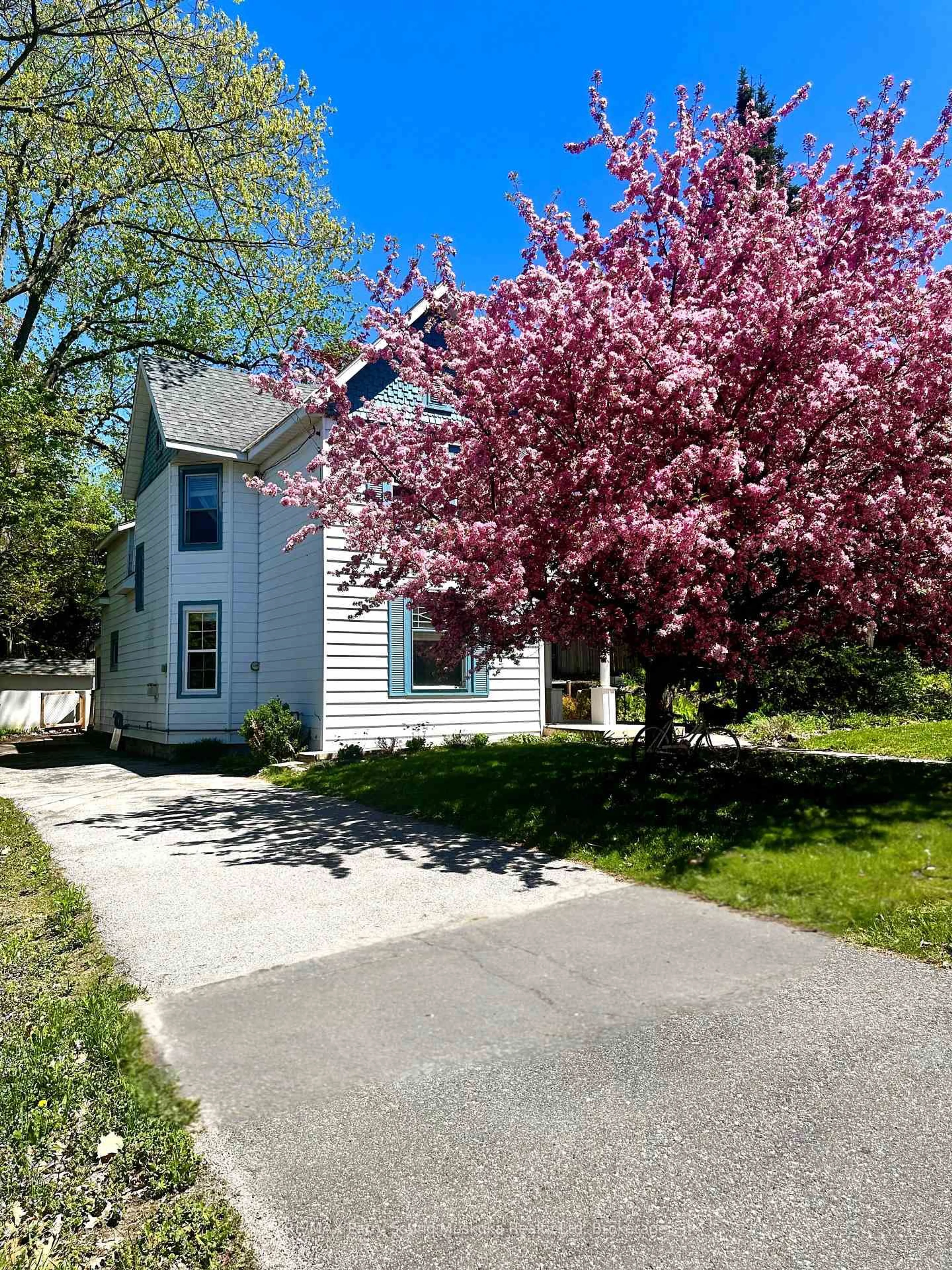 A pic from outside/outdoor area/front of a property/back of a property/a pic from drone, street for 17 Waubeek St, Parry Sound Ontario P2A 1B8