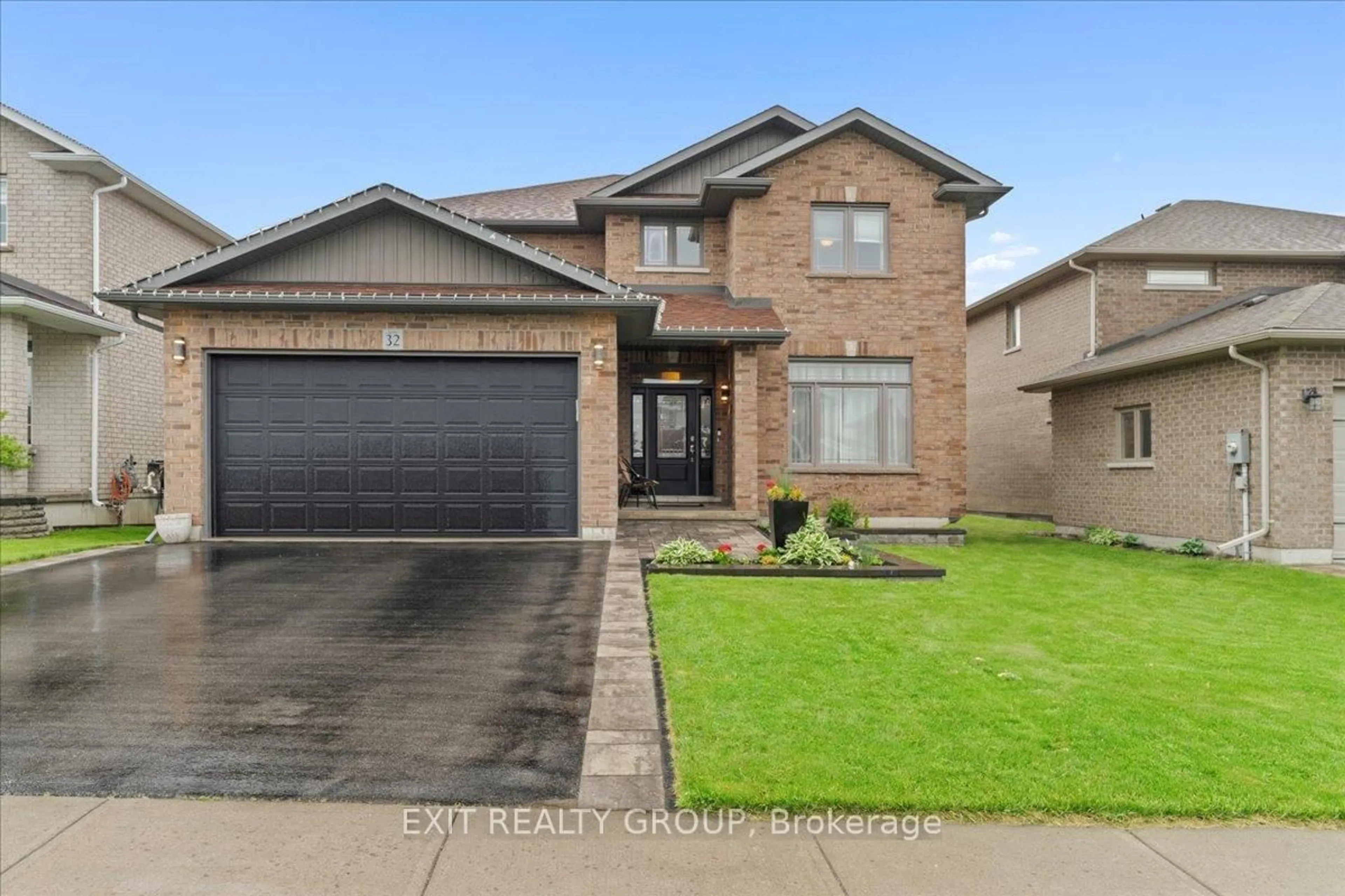 Home with brick exterior material, street for 32 Vertis Crt, Belleville Ontario K8N 0C9