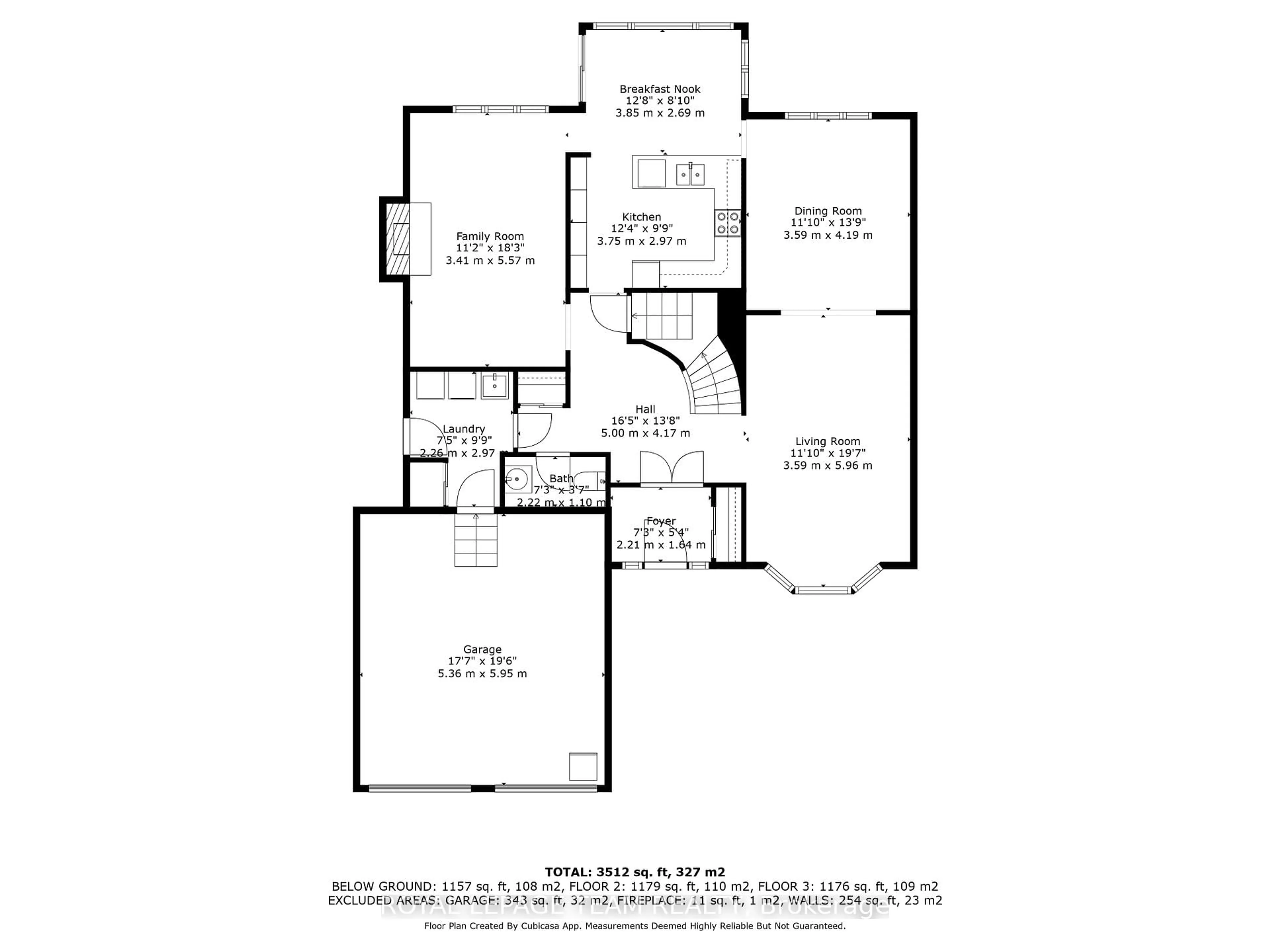Floor plan for 1857 Hunters Run Dr, Orleans Ontario K1C 6X5