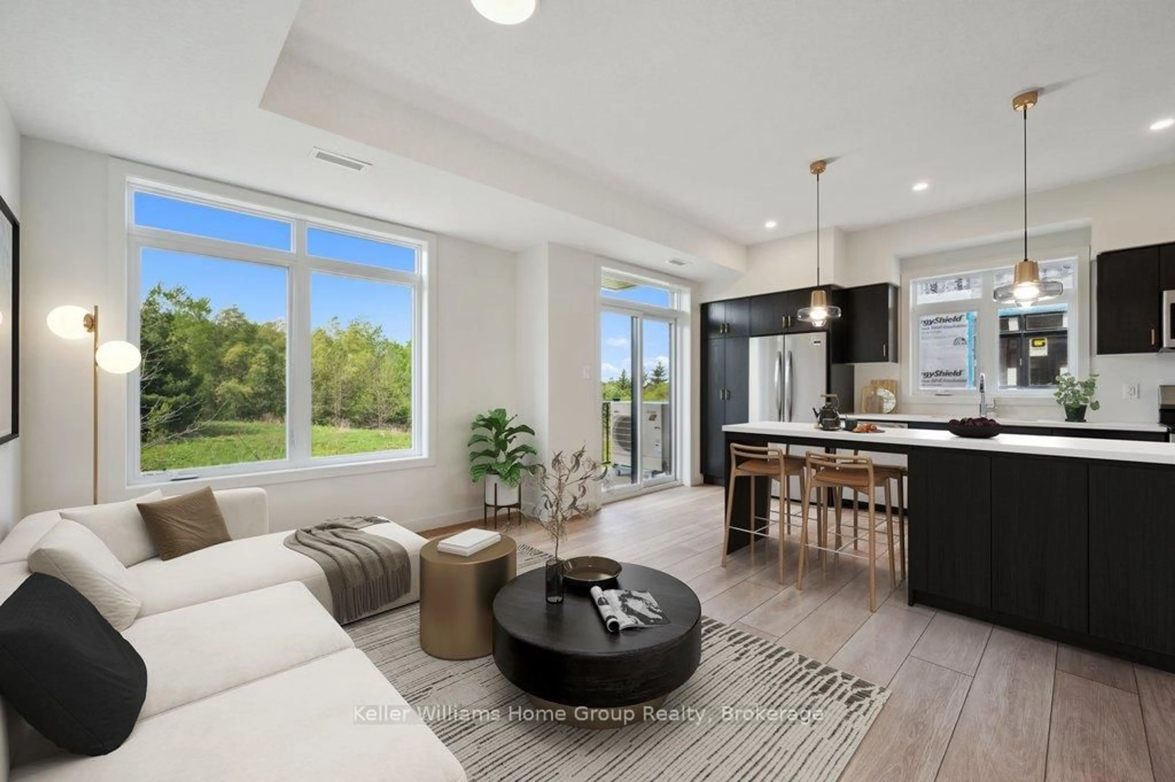 Open concept kitchen, unknown for 824 Woolwich St #140, Guelph/Eramosa Ontario N1H 6J2