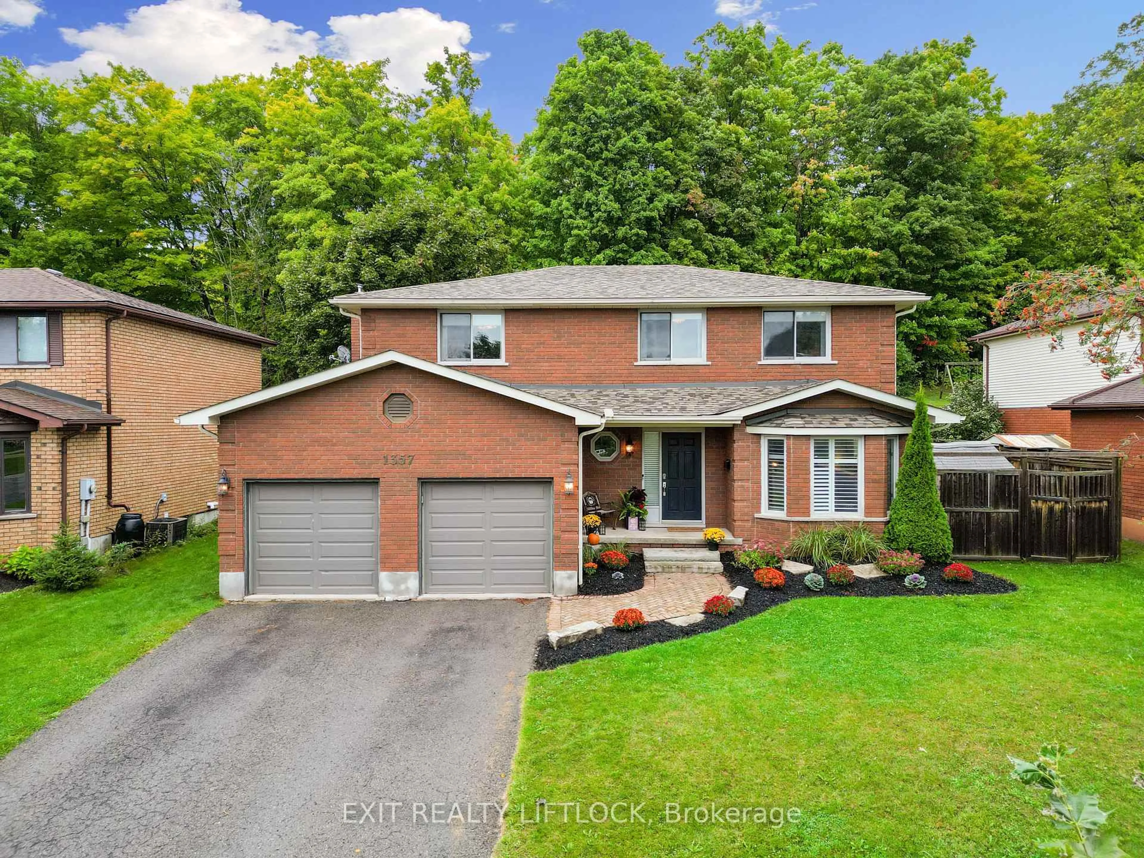 Home with brick exterior material, street for 1357 Hetherington Dr, Peterborough North Ontario K9L 1X5