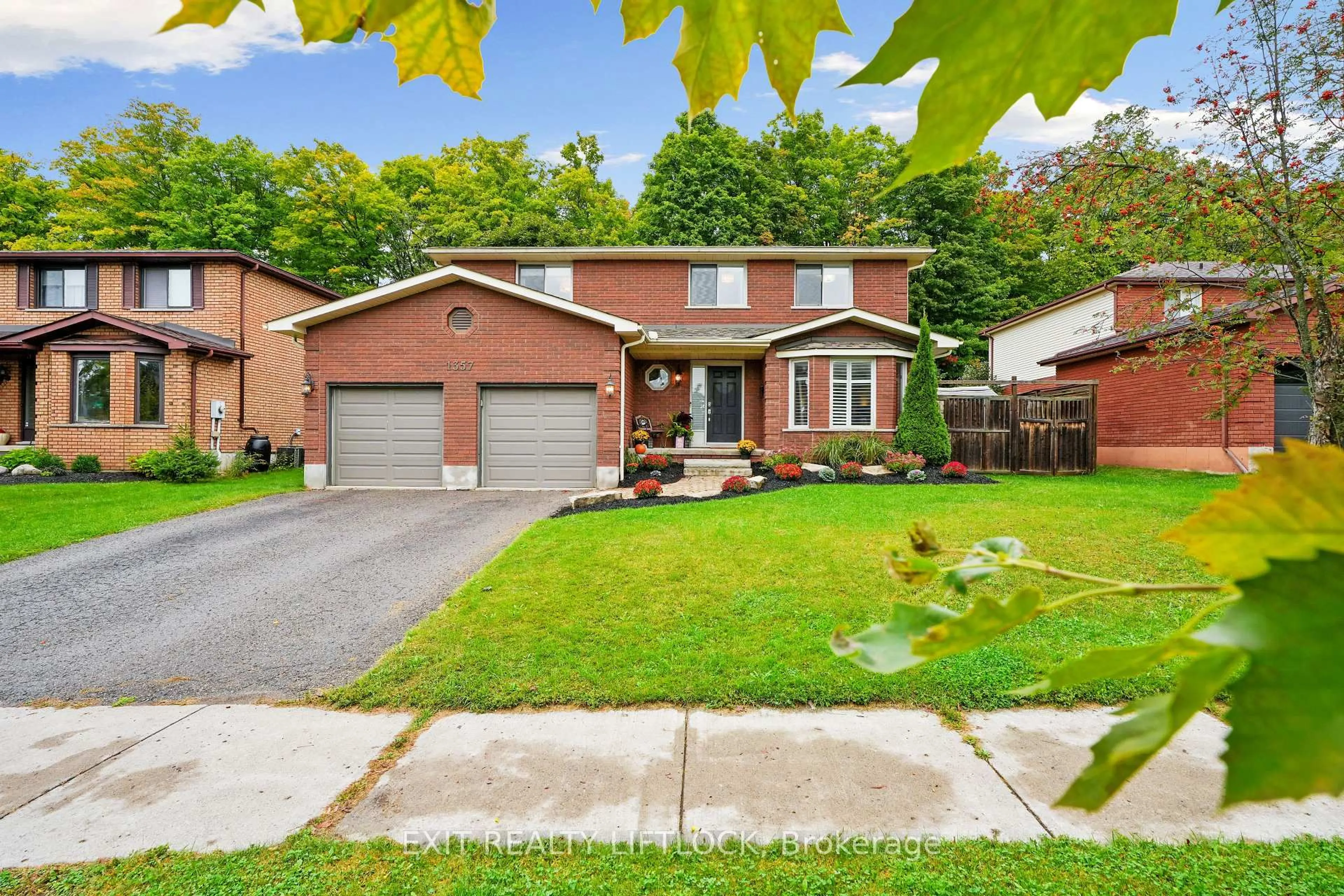 Home with brick exterior material, street for 1357 Hetherington Dr, Peterborough North Ontario K9L 1X5