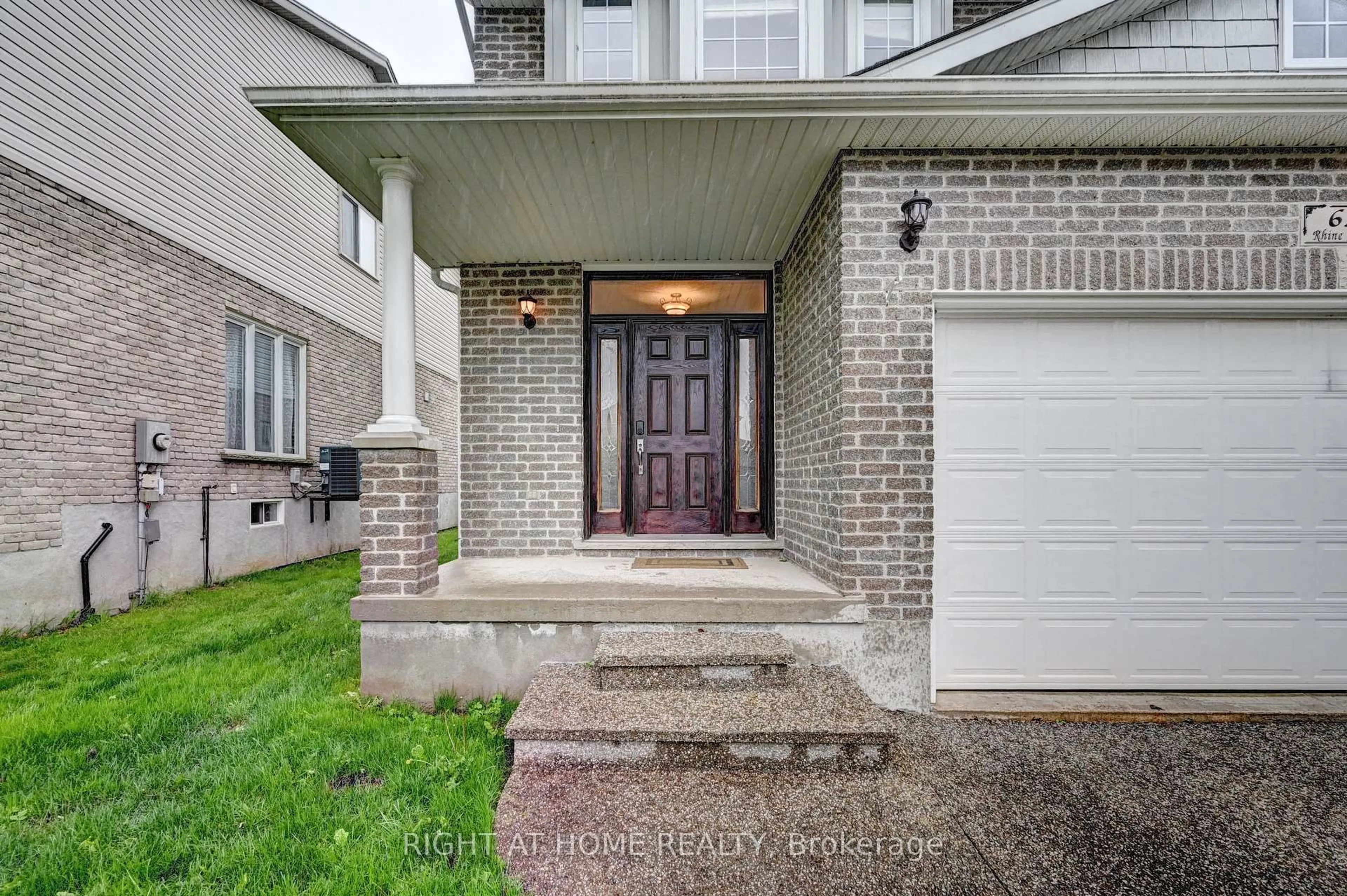 Home with brick exterior material, street for 653 Rhine Fall Dr, Waterloo Ontario N2V 2S8