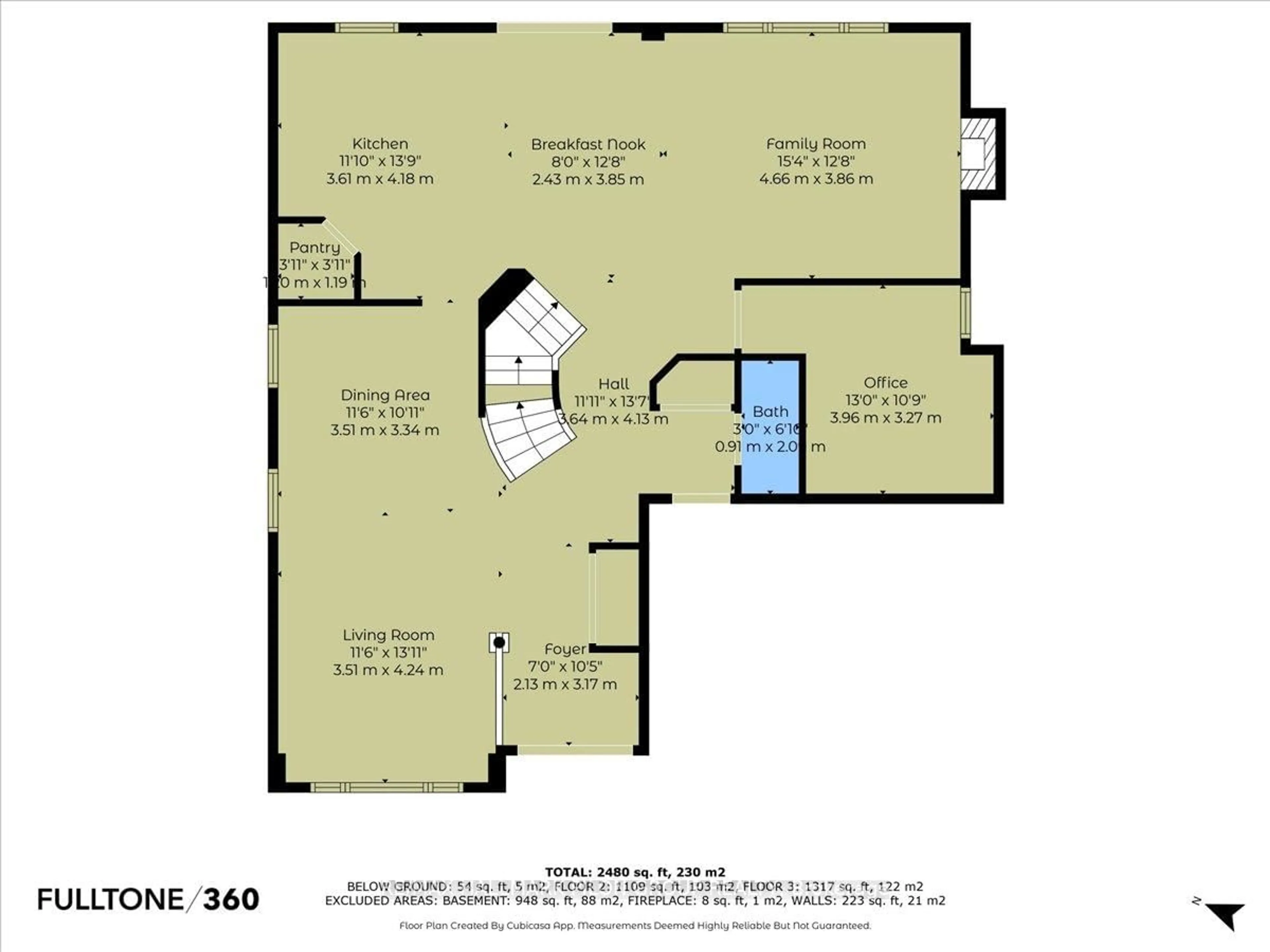 Floor plan for 247 Lucinda Cres, Ottawa Ontario K1W 0A3