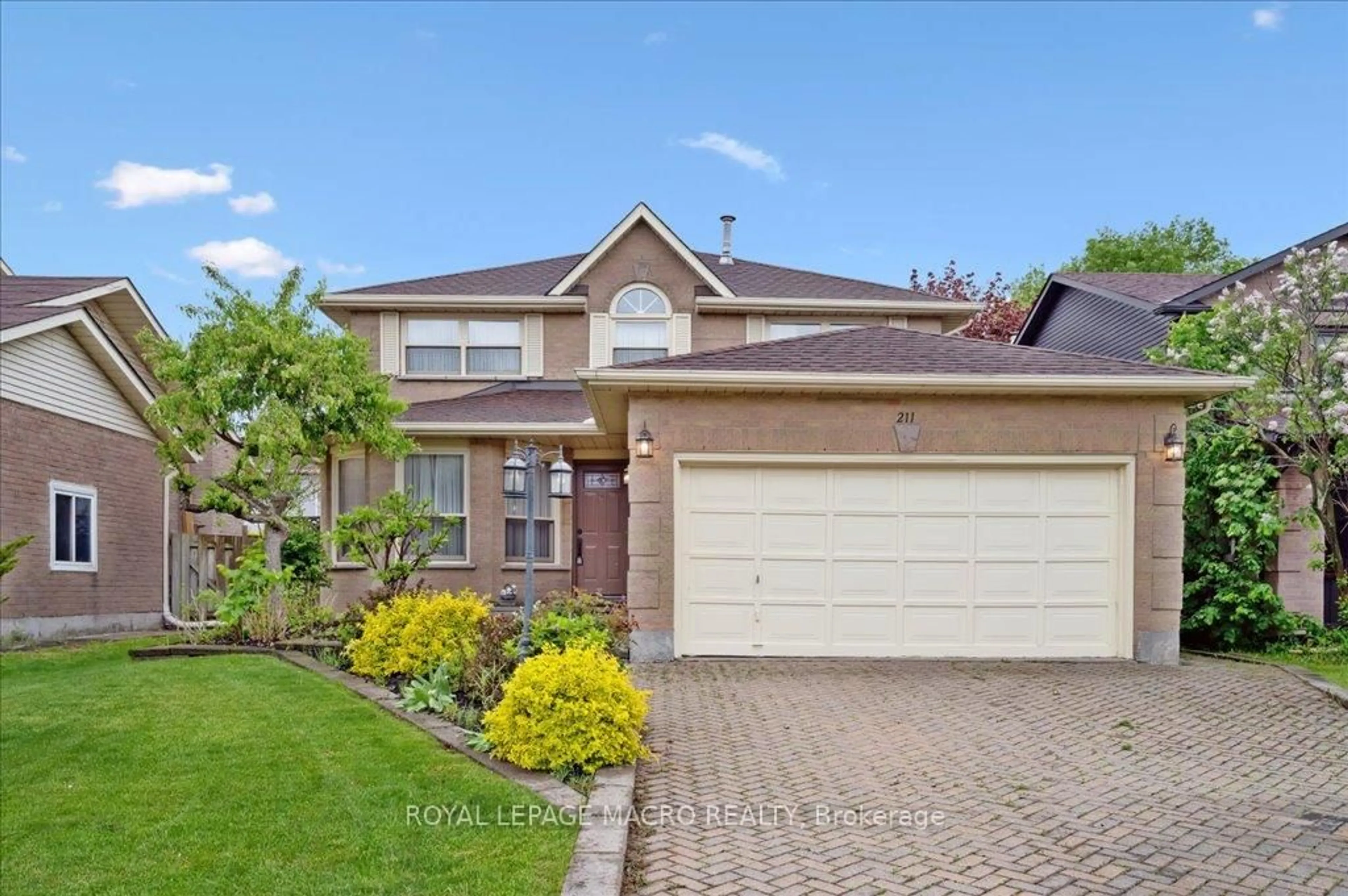 Home with brick exterior material, street for 211 Rushdale Dr, Hamilton Ontario L8W 2Z5