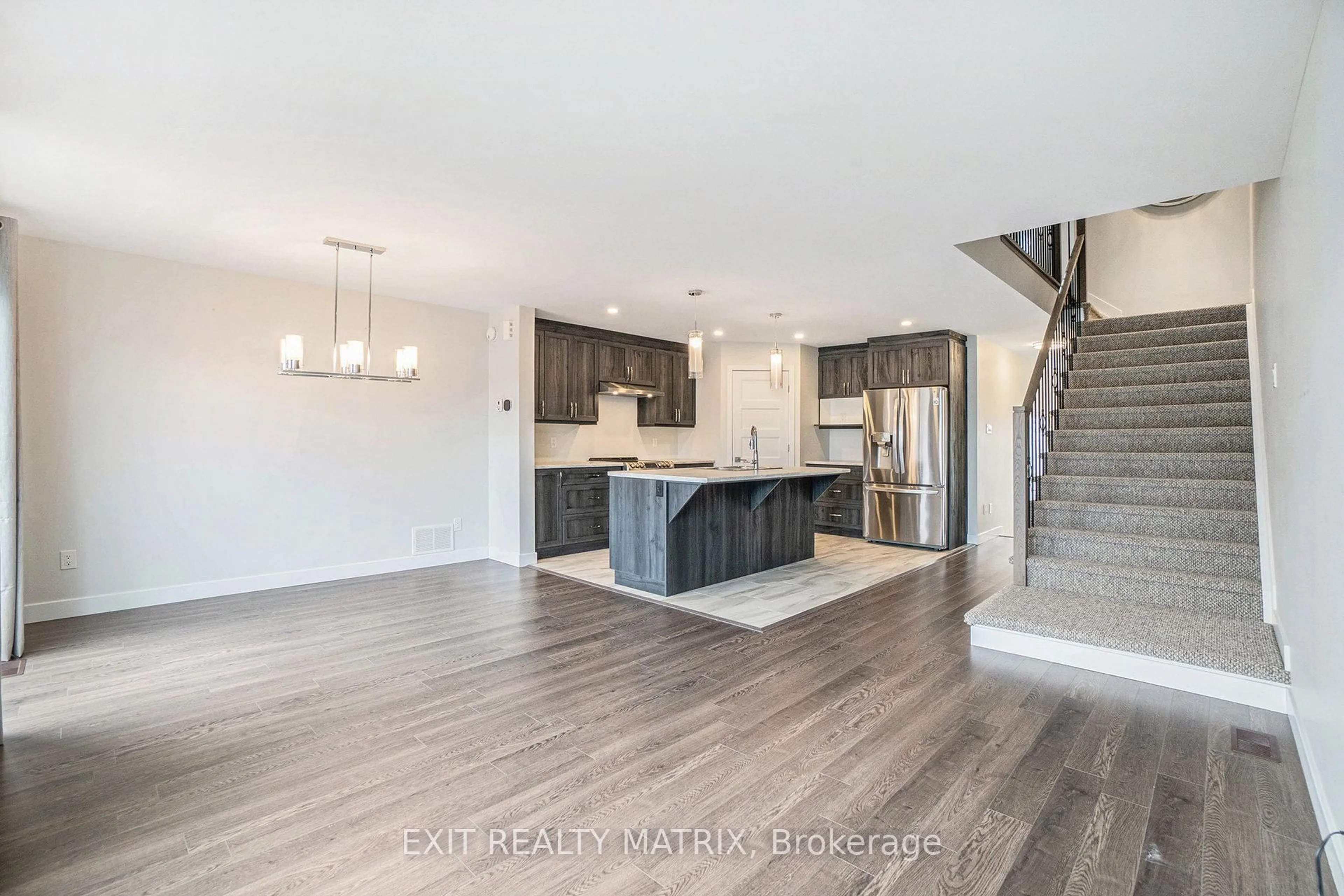 Open concept kitchen, unknown for 5 Flagstone Private Lane #D, North Stormont Ontario K0A 1R0