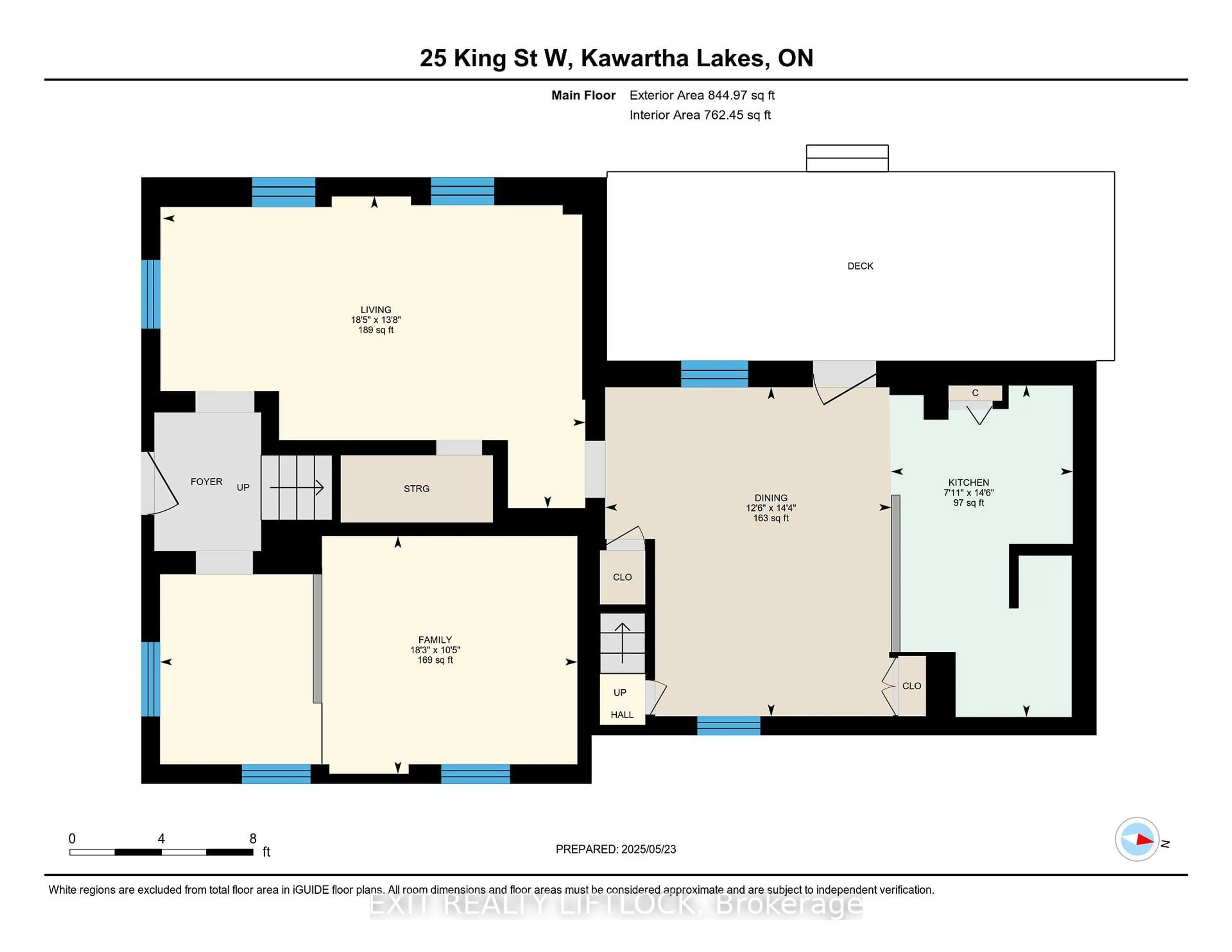 Floor plan for 25 King St, Kawartha Lakes Ontario K0L 2W0