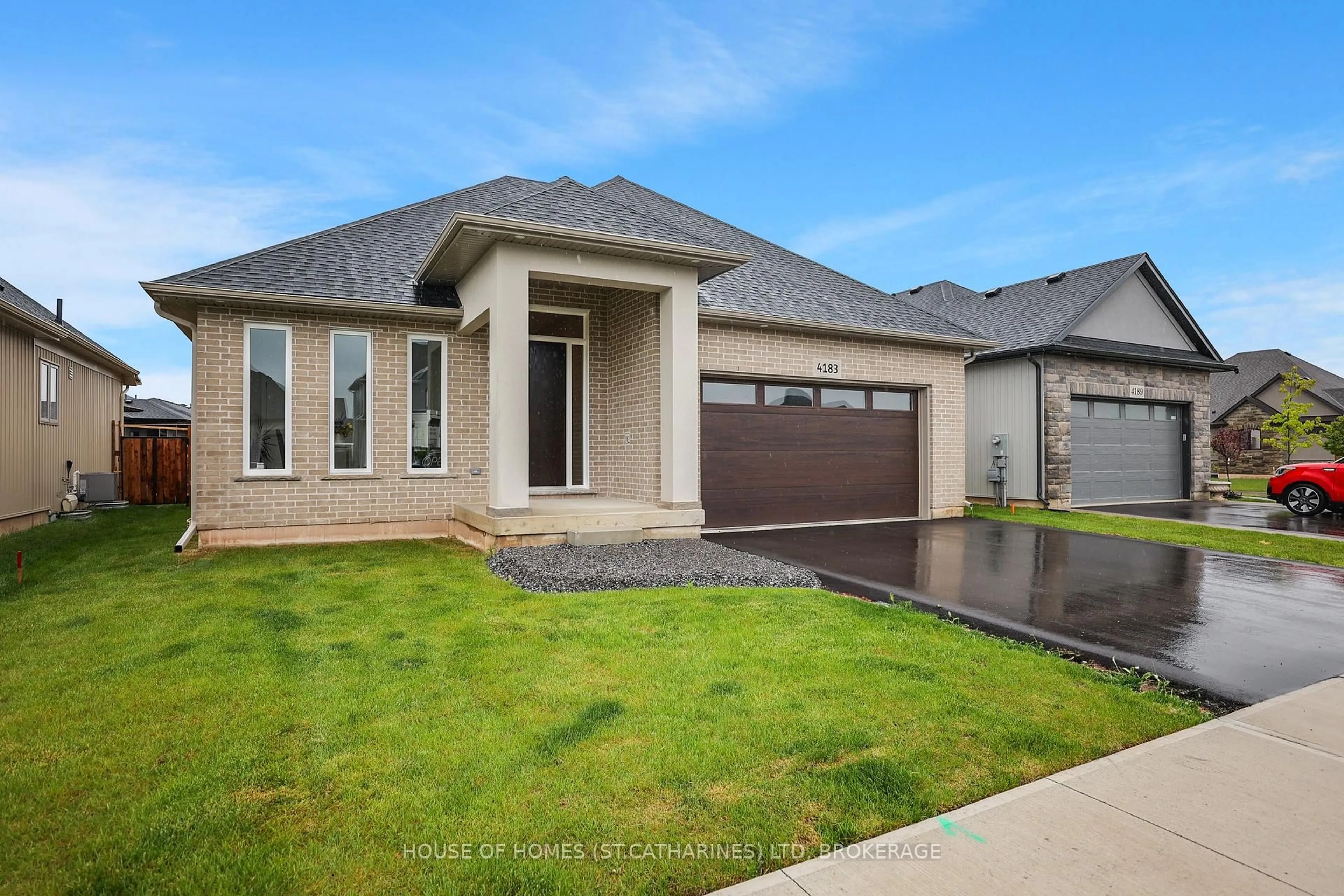 Home with brick exterior material, street for 4183 Village Creek Dr, Fort Erie Ontario L0S 1S0