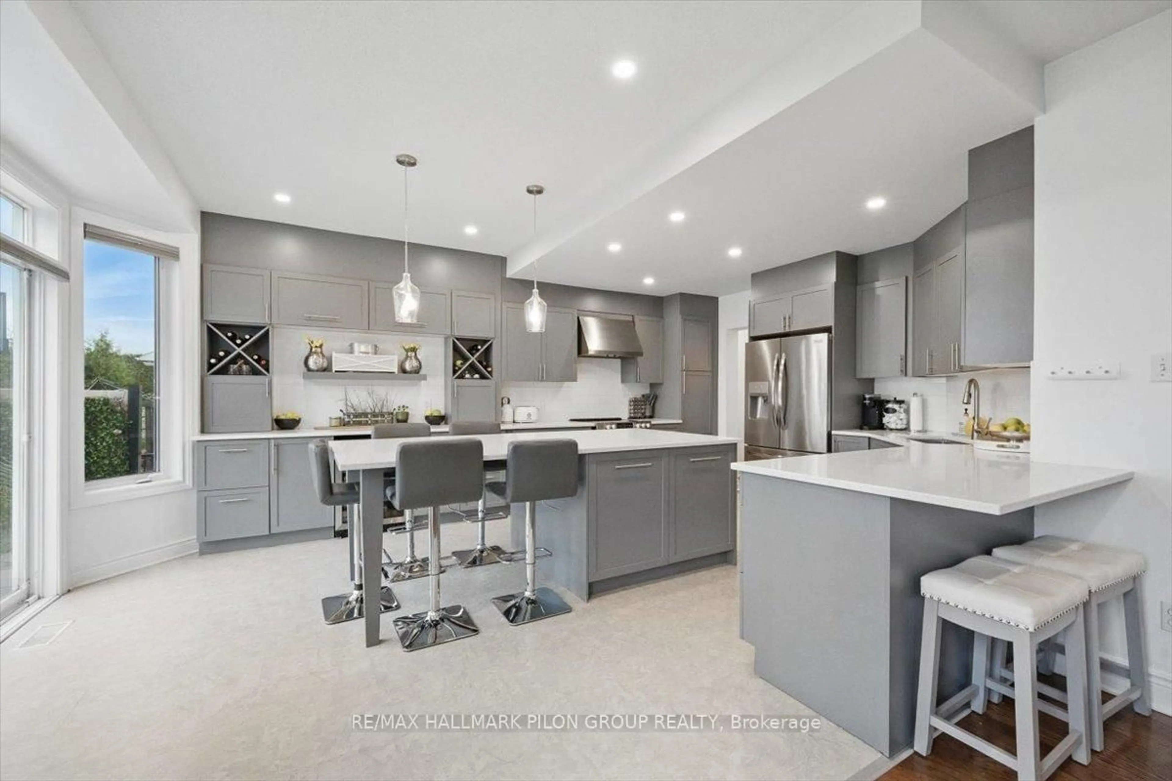 Contemporary kitchen, ceramic/tile floor for 2263 Sandman Cres, Ottawa Ontario K4A 4V7