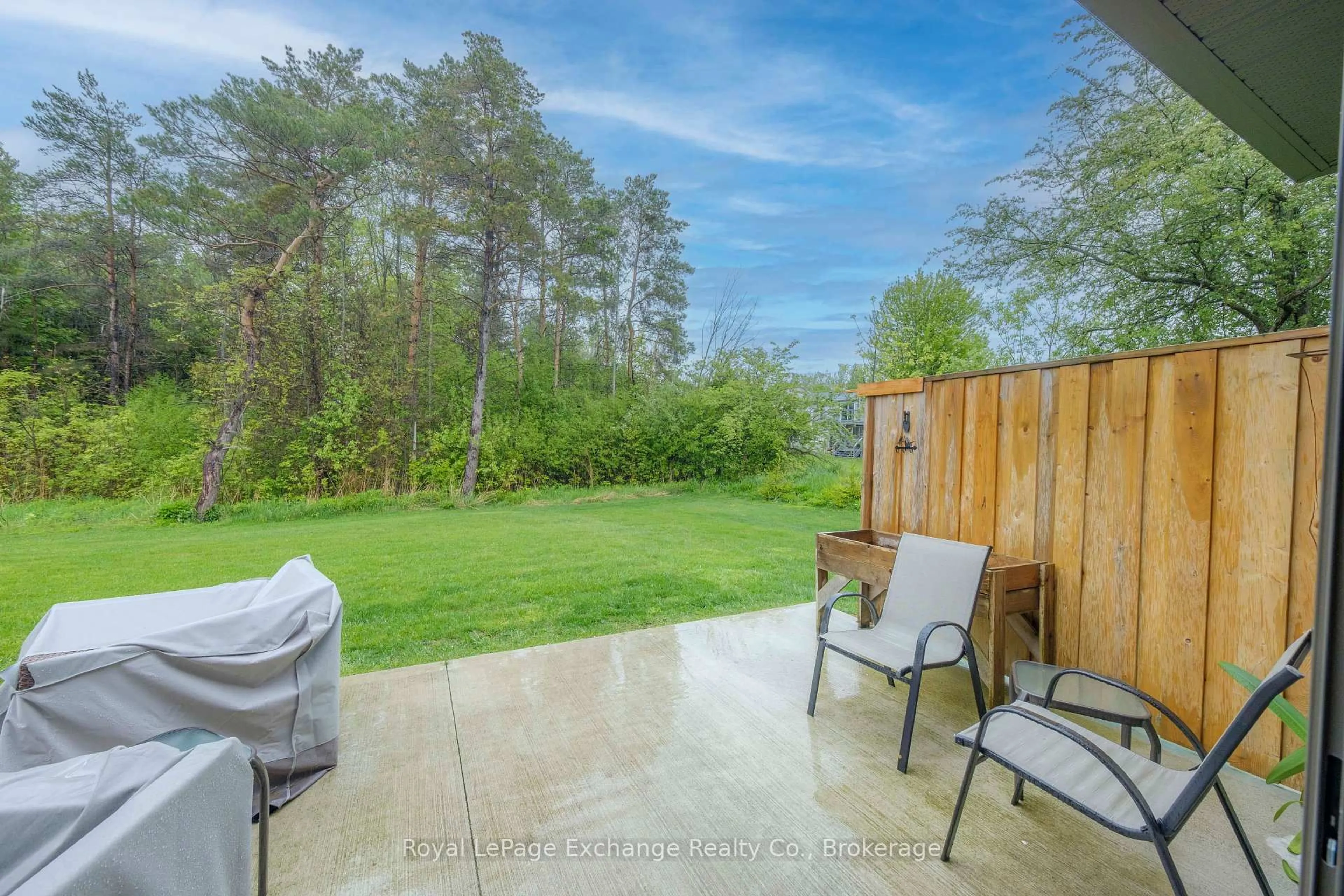 Patio, forest/trees view for 775 Campbell Ave #12, Kincardine Ontario N2Z 1W1