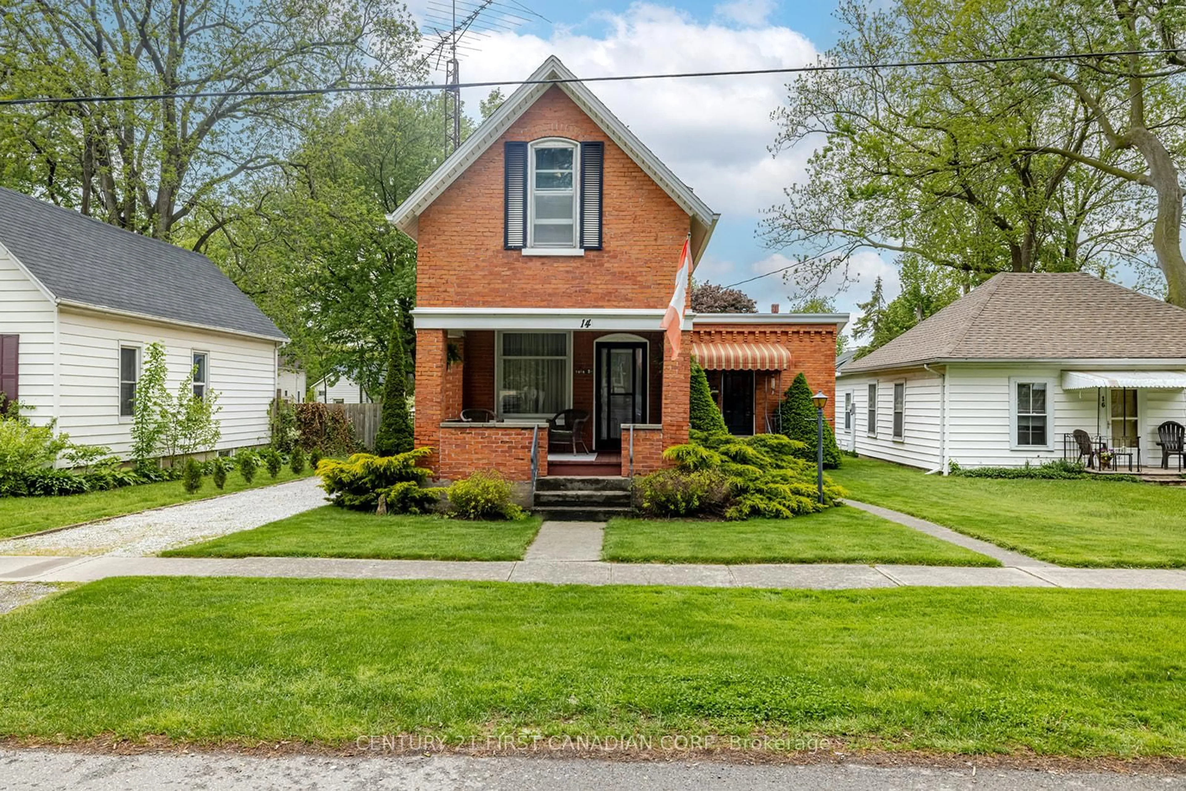 Home with brick exterior material, street for 14 Jane St, Chatham-Kent Ontario N0P 2C0
