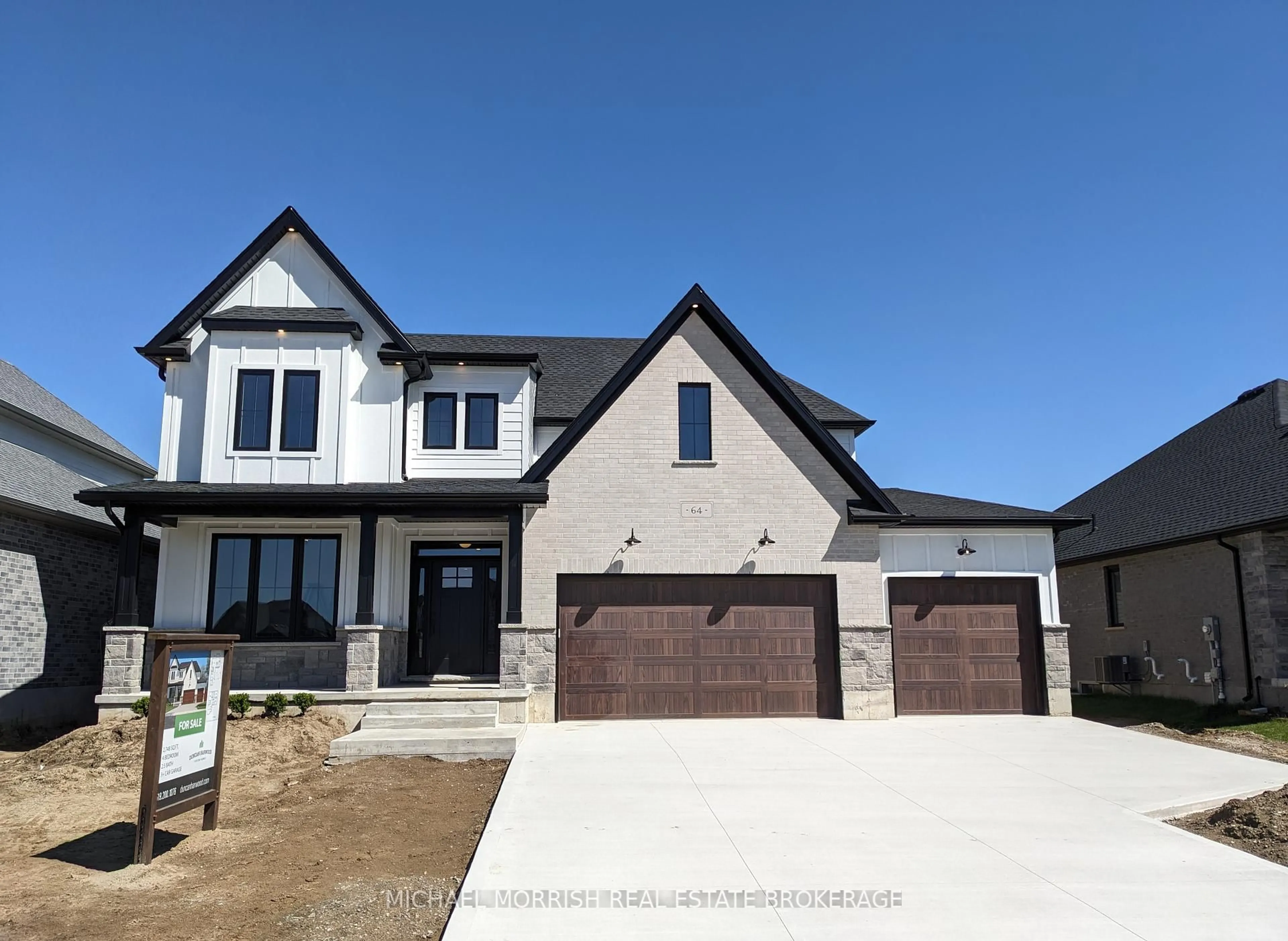 Home with brick exterior material, street for 230 Harvest Lane, Thames Centre Ontario N0L 1G2