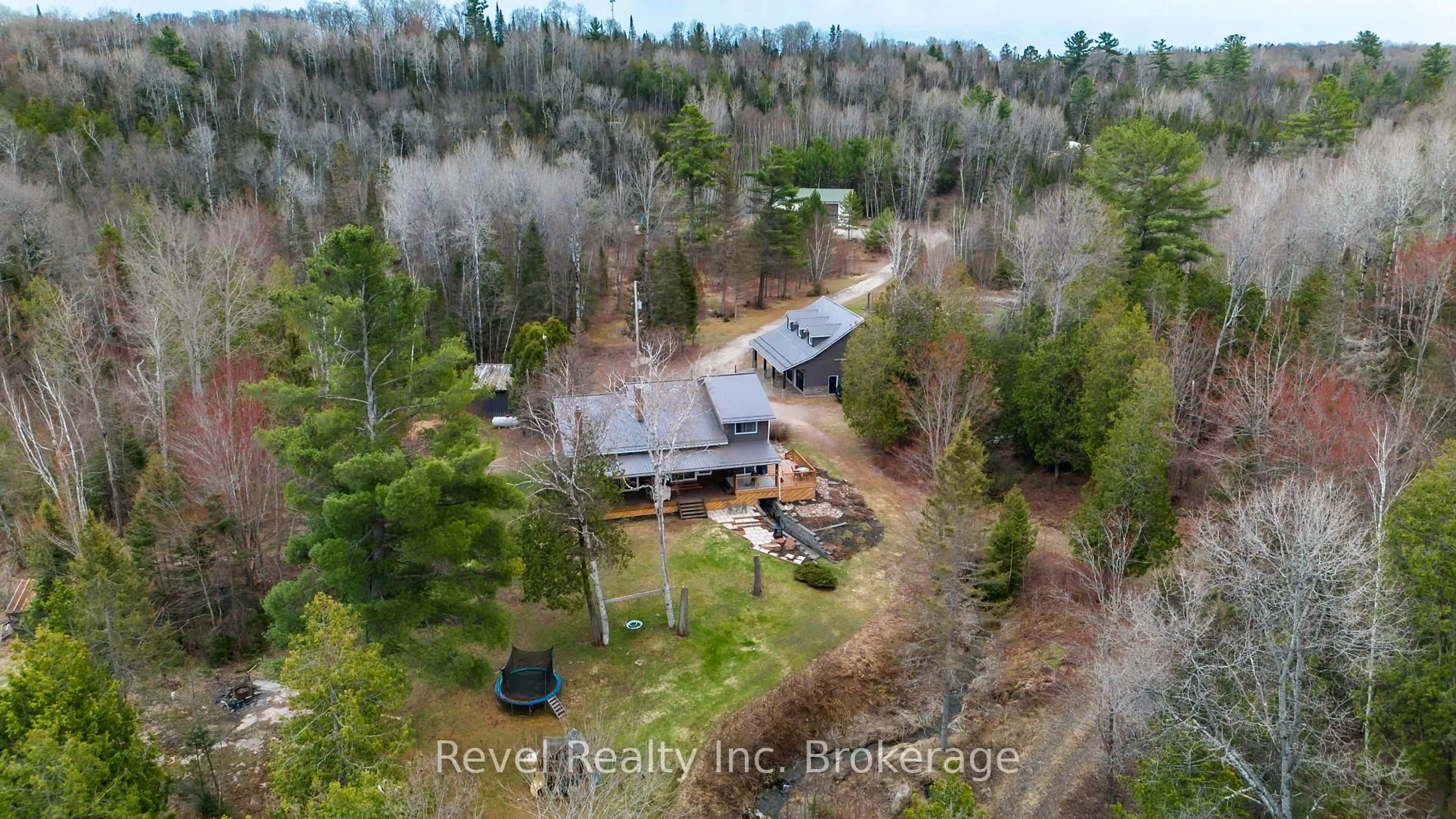 A pic from outside/outdoor area/front of a property/back of a property/a pic from drone, building for 855 Highway 17 N/A, Bonfield Ontario P0H 1E0