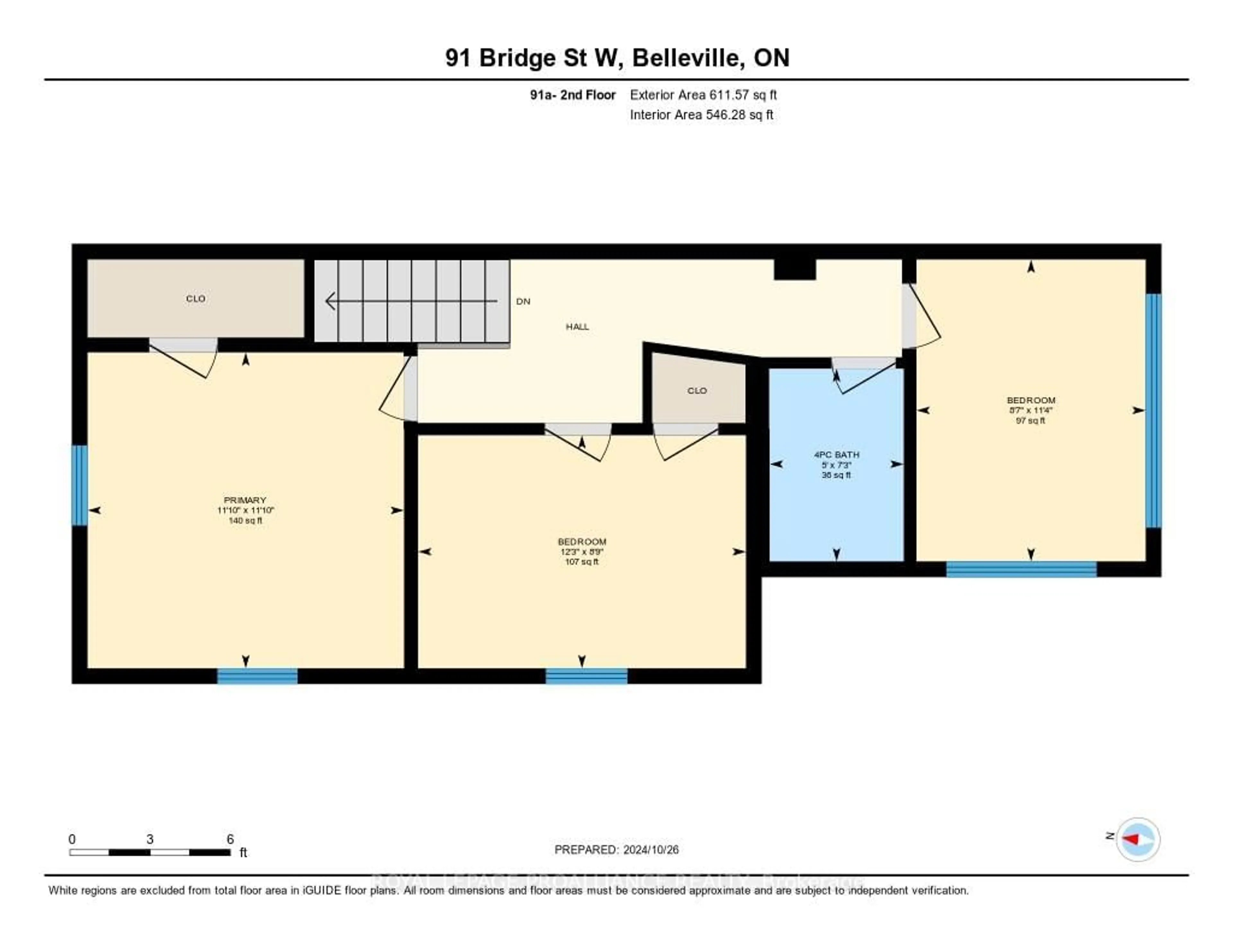 Floor plan for 91 Bridge St, Belleville Ontario K8P 1J4