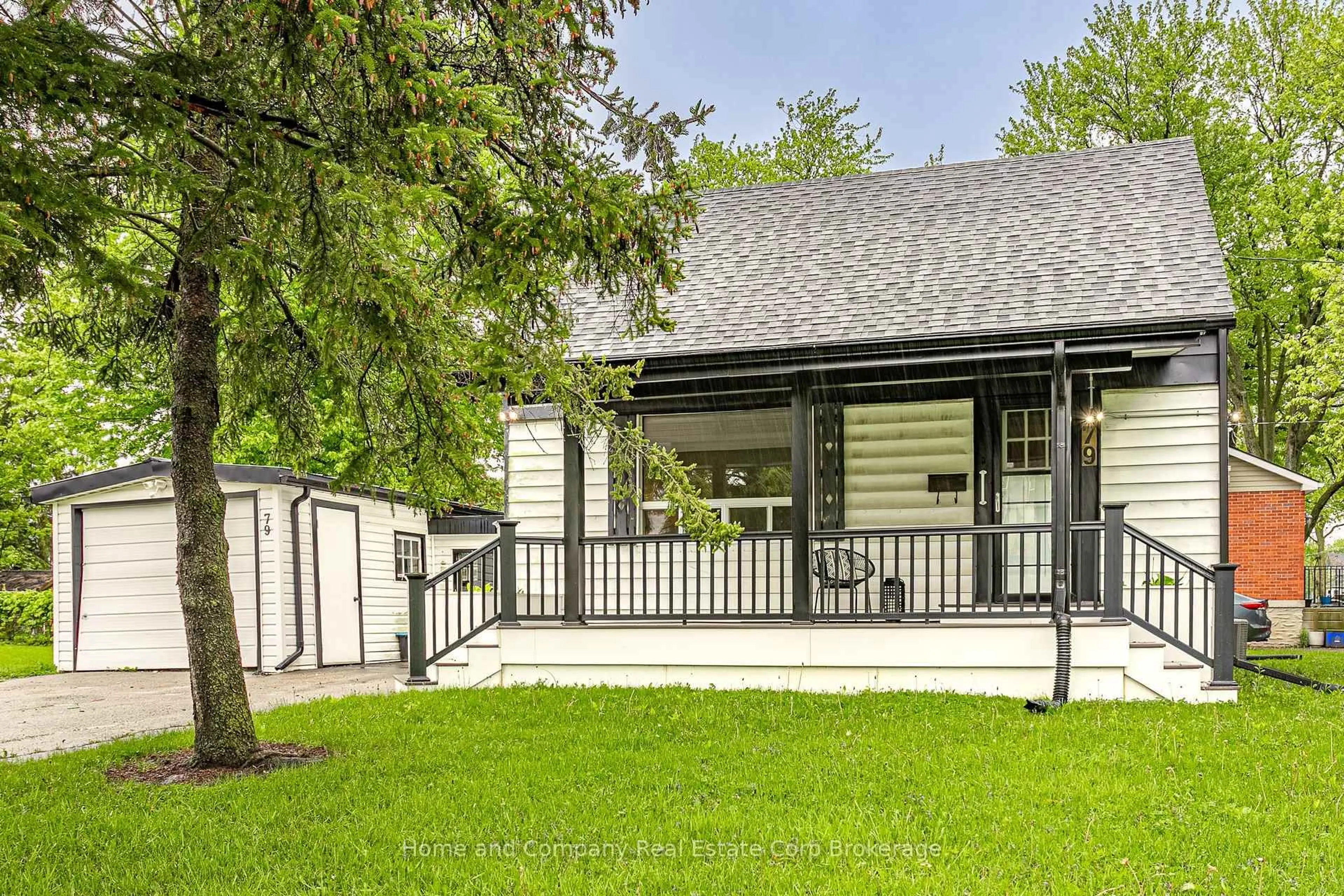 Home with vinyl exterior material, street for 79 Cherry St, Stratford Ontario N5A 2E9