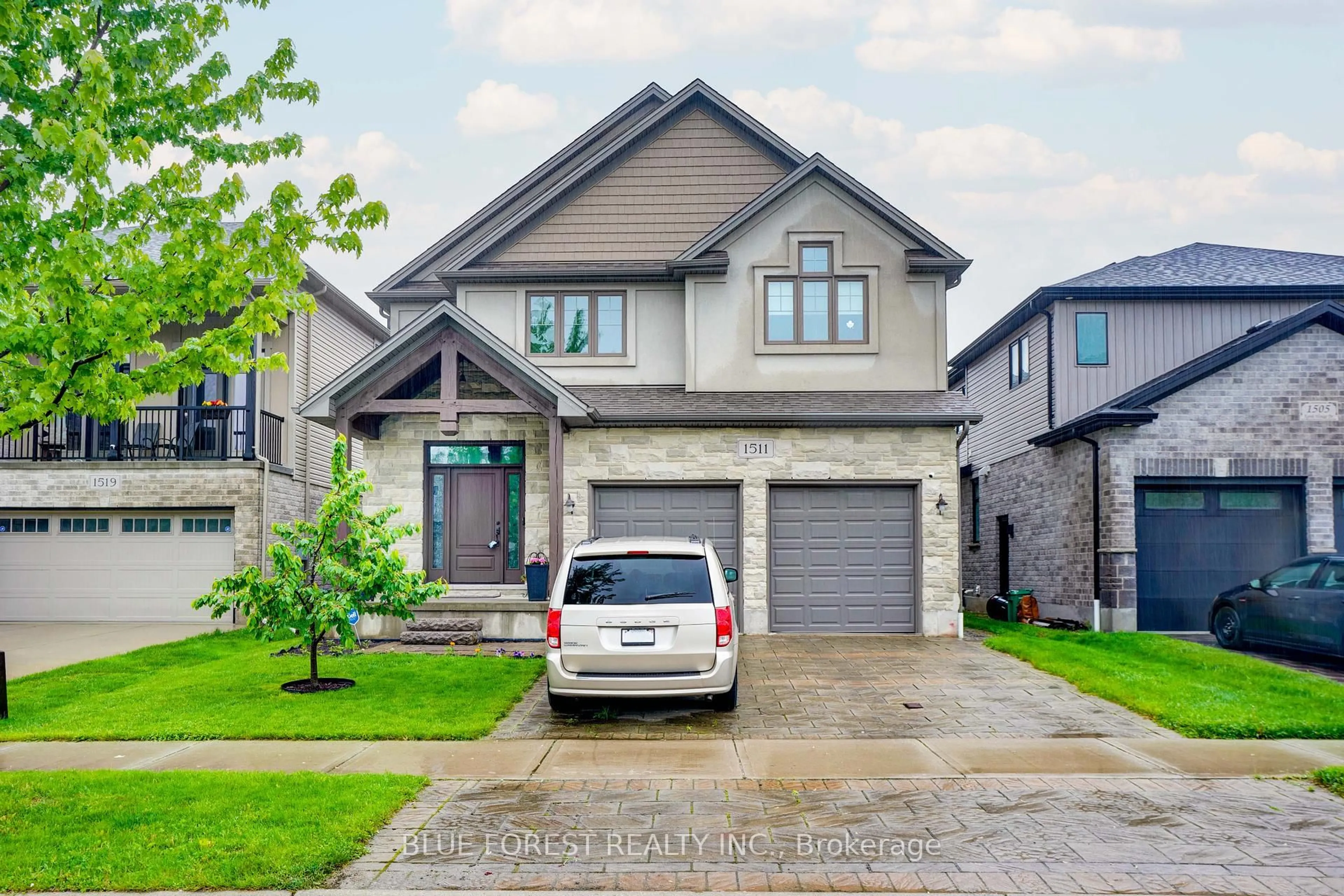 Home with brick exterior material, street for 1511 NORTH WENIGE Dr, London North Ontario N5X 0J4