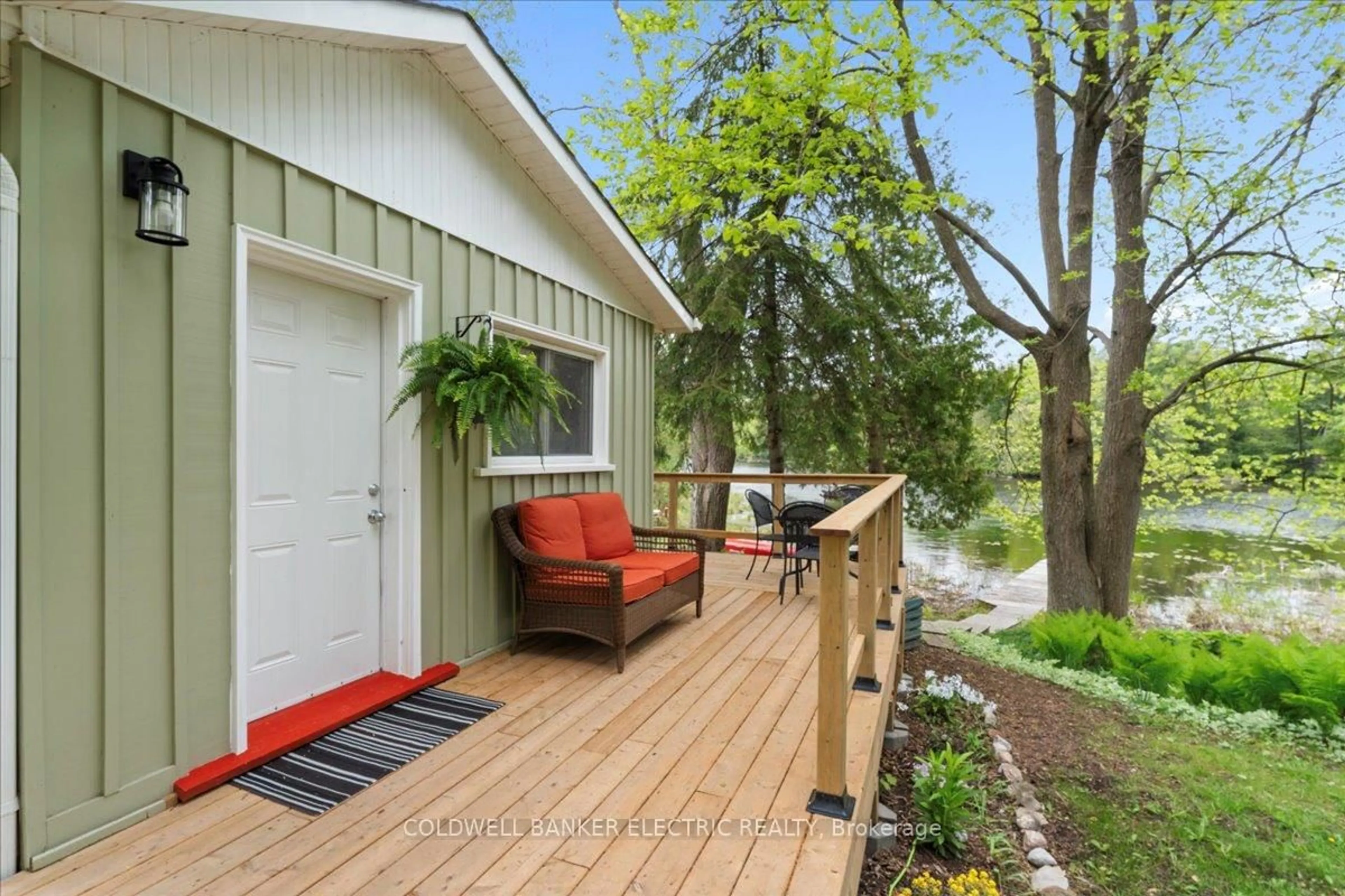 Patio, water/lake/river/ocean view for 979 Water St, Douro-Dummer Ontario K0L 3A0