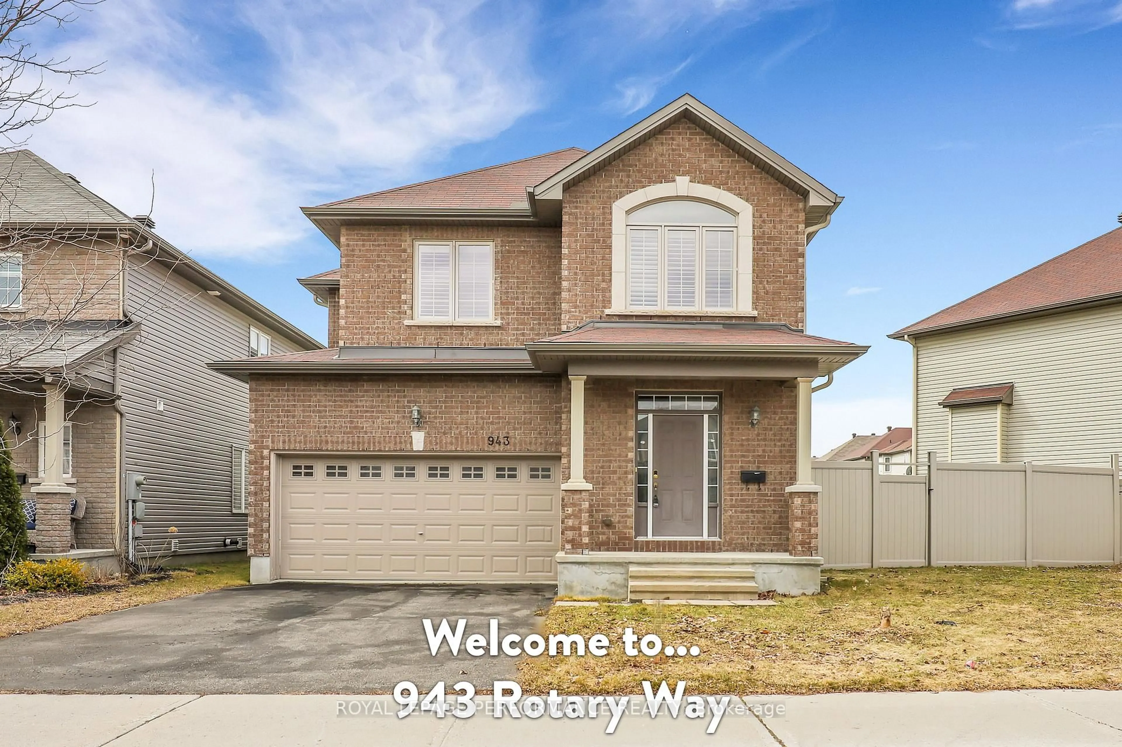 Home with brick exterior material, street for 943 Rotary Way, Ottawa Ontario K1T 0L2