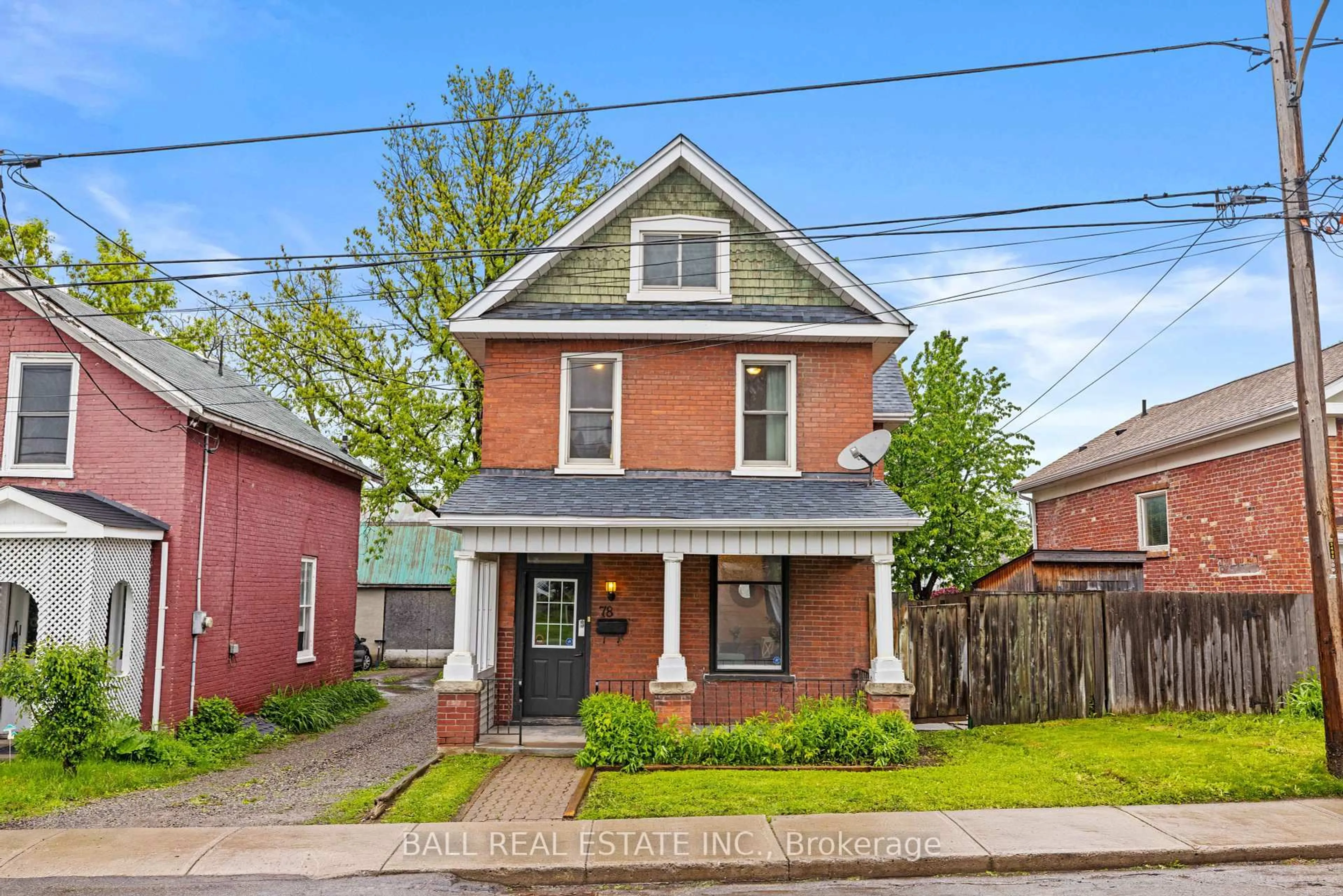 Home with brick exterior material, street for 78 McDonnel St, Peterborough Central Ontario K9H 2V7