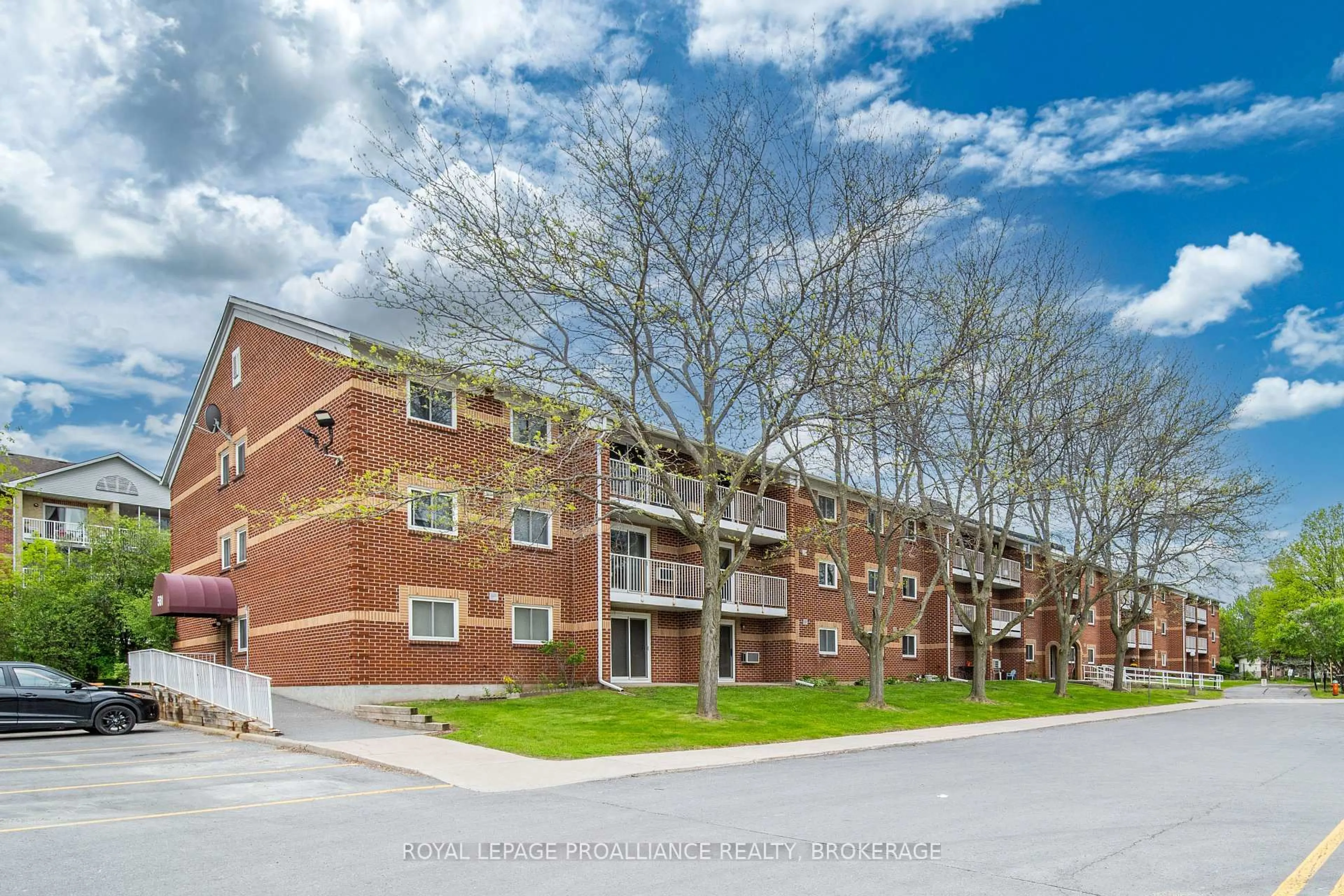 A pic from outside/outdoor area/front of a property/back of a property/a pic from drone, unknown for 561 Armstrong Rd #115, Kingston Ontario K7M 8J9