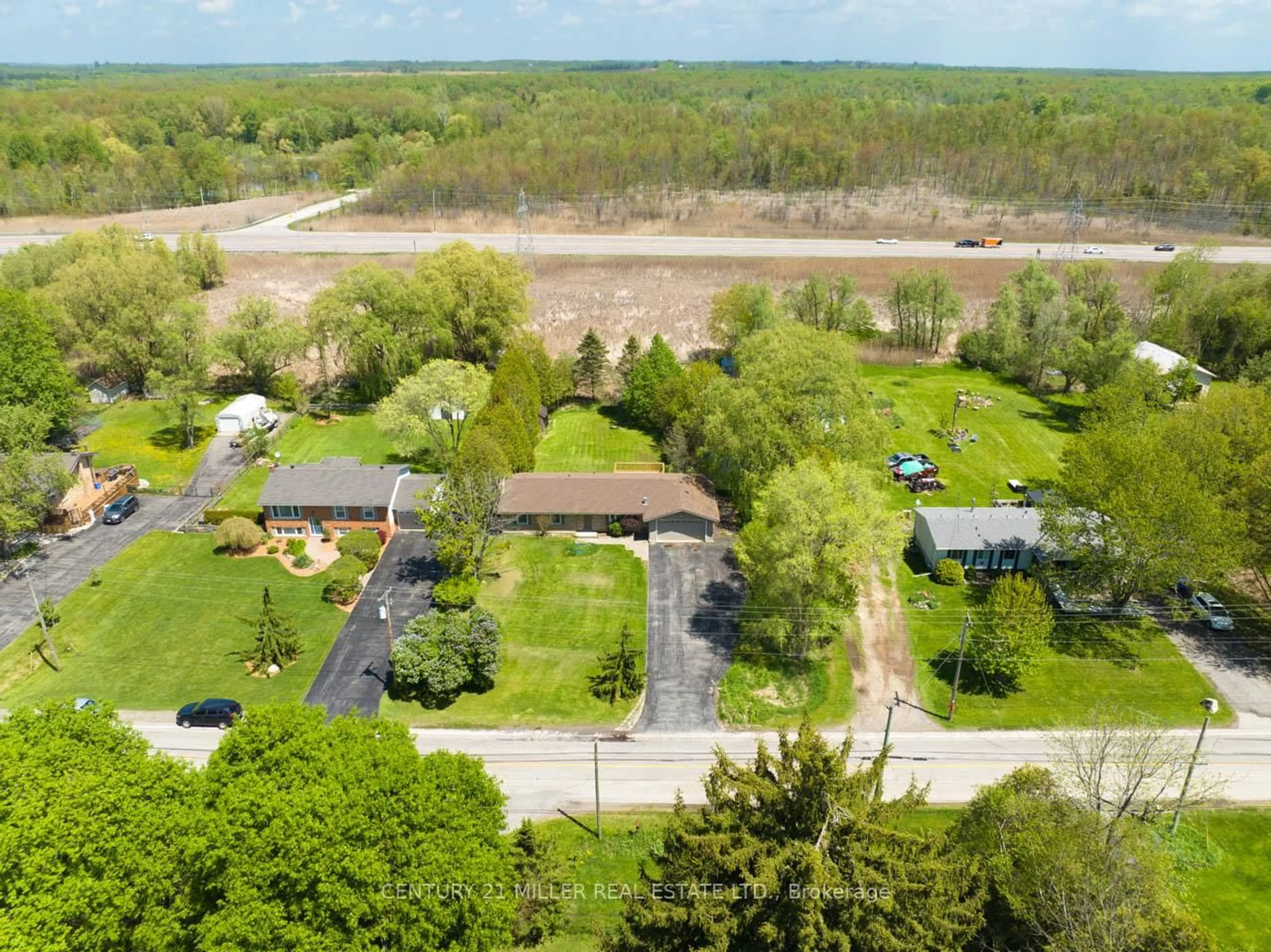 A pic from outside/outdoor area/front of a property/back of a property/a pic from drone, water/lake/river/ocean view for 334 Freelton Rd, Hamilton Ontario N0B 2J0