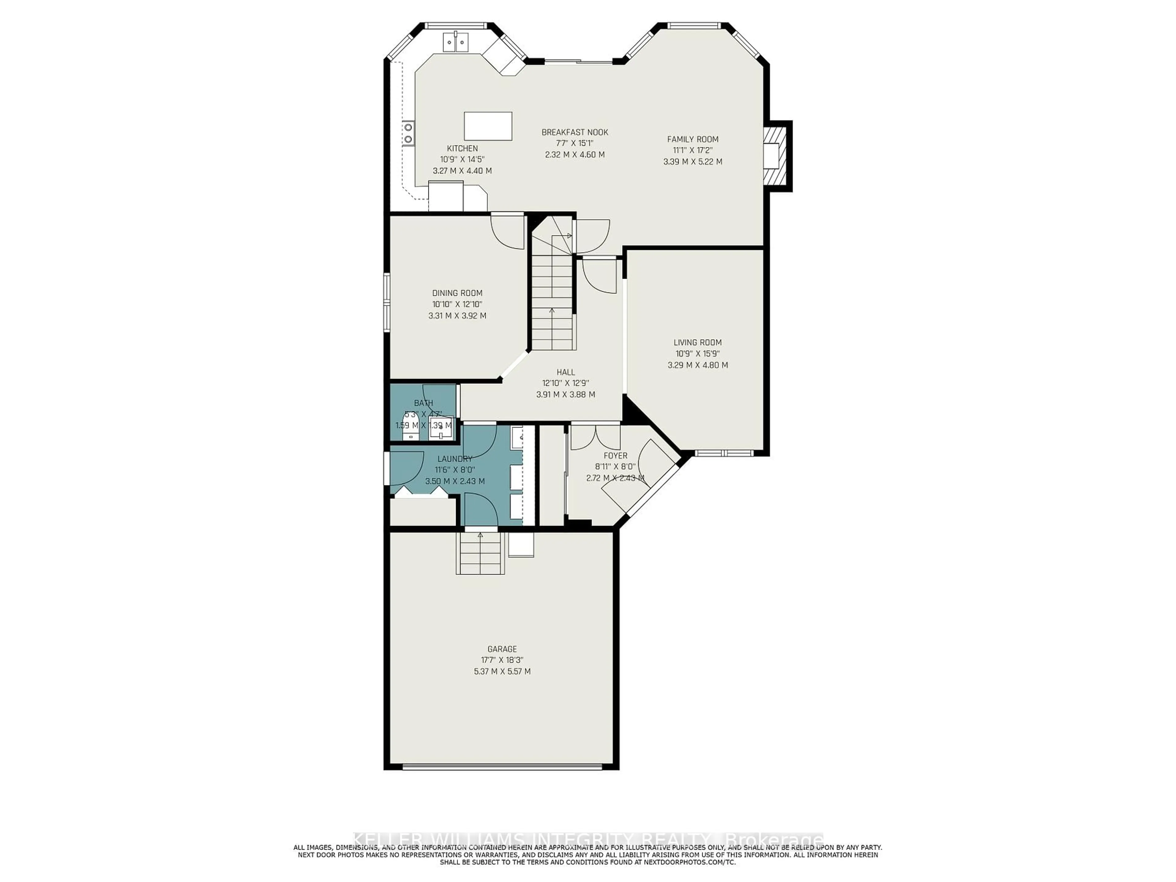 Floor plan for 15 Saddlehorn Cres, Kanata Ontario K2M 1W9