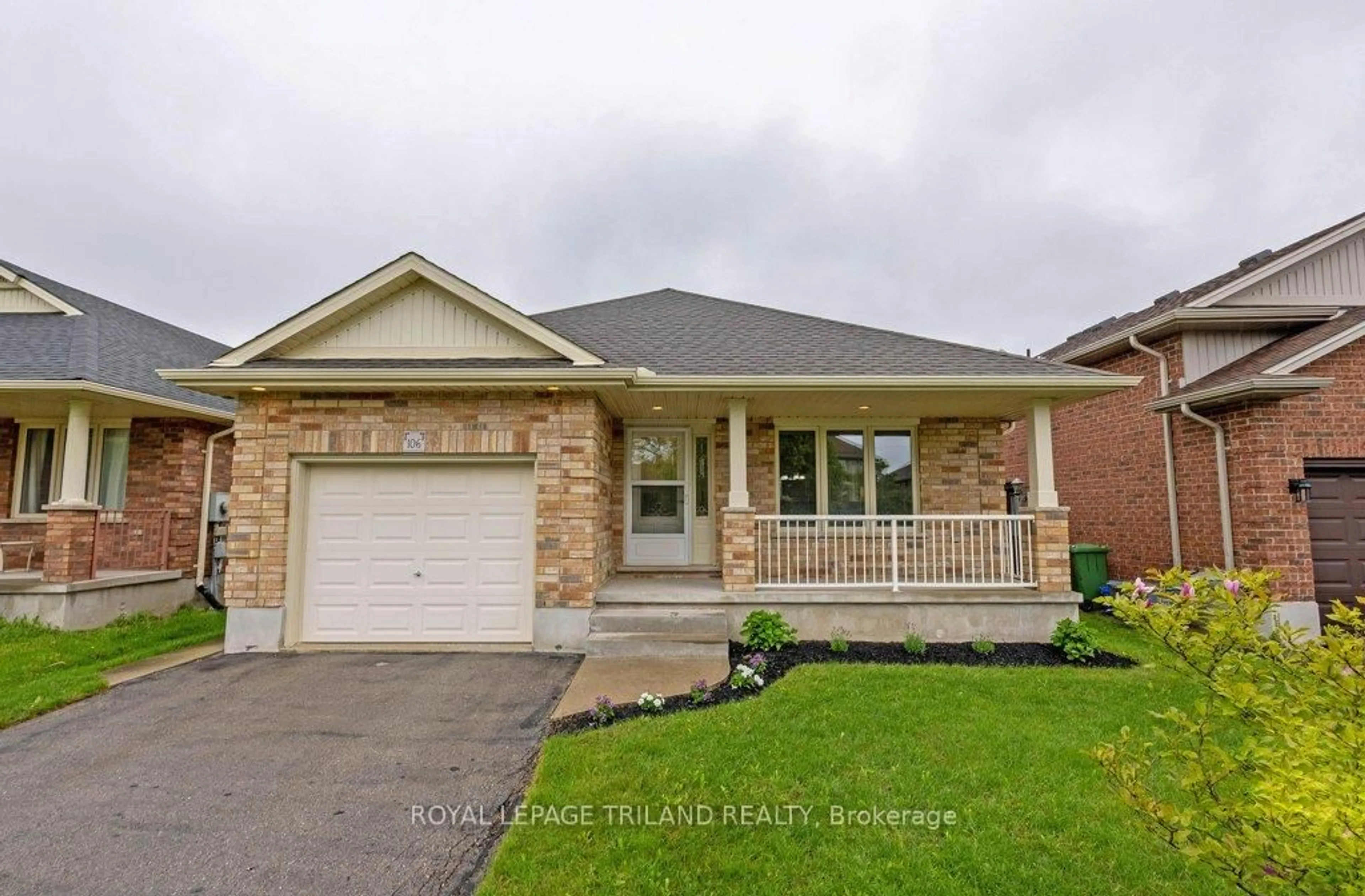 Home with brick exterior material, street for 106 HAGERMAN Cres, St. Thomas Ontario N5R 6L9