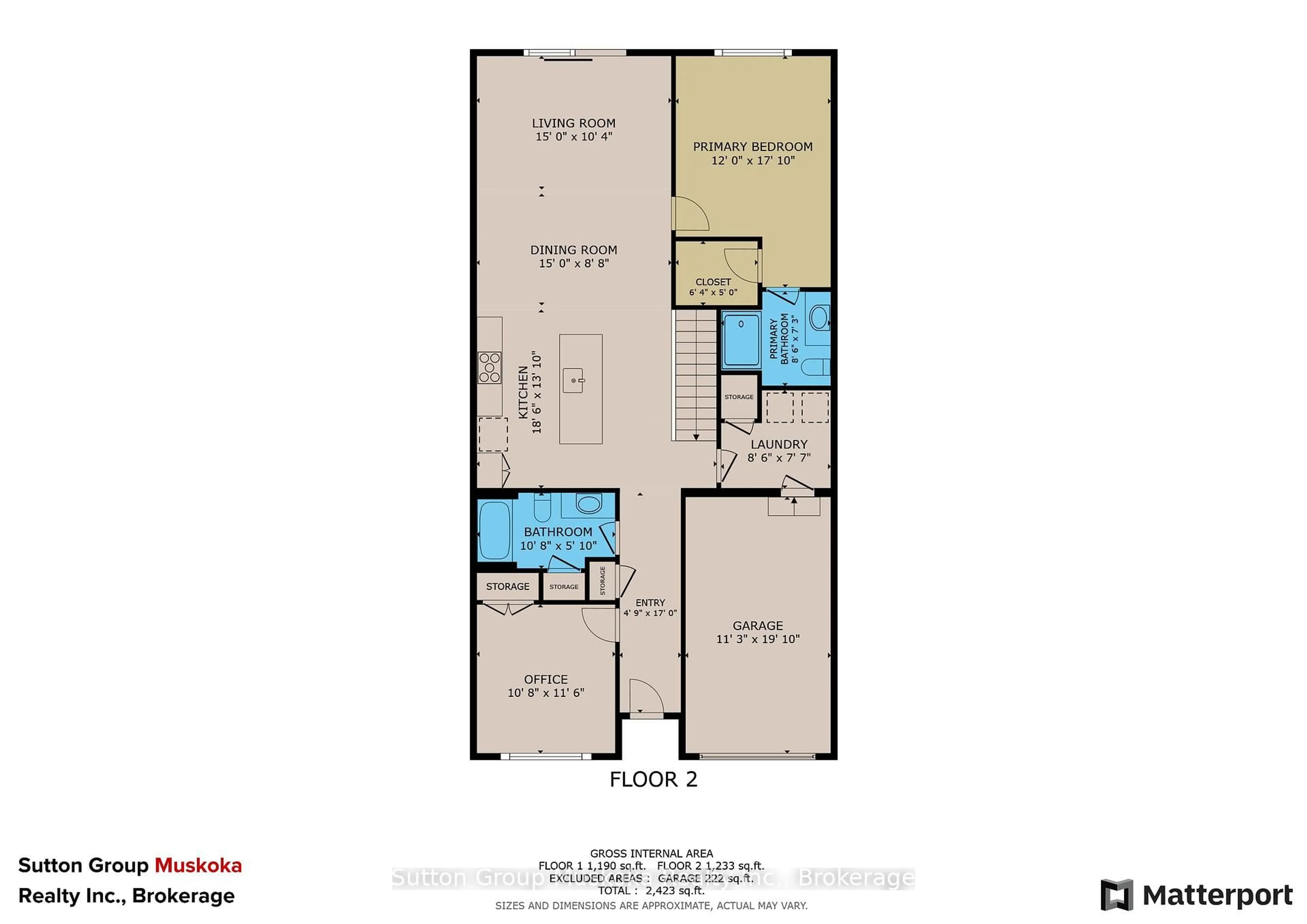 Floor plan for 9 Jack St, Huntsville Ontario P1H 0G4