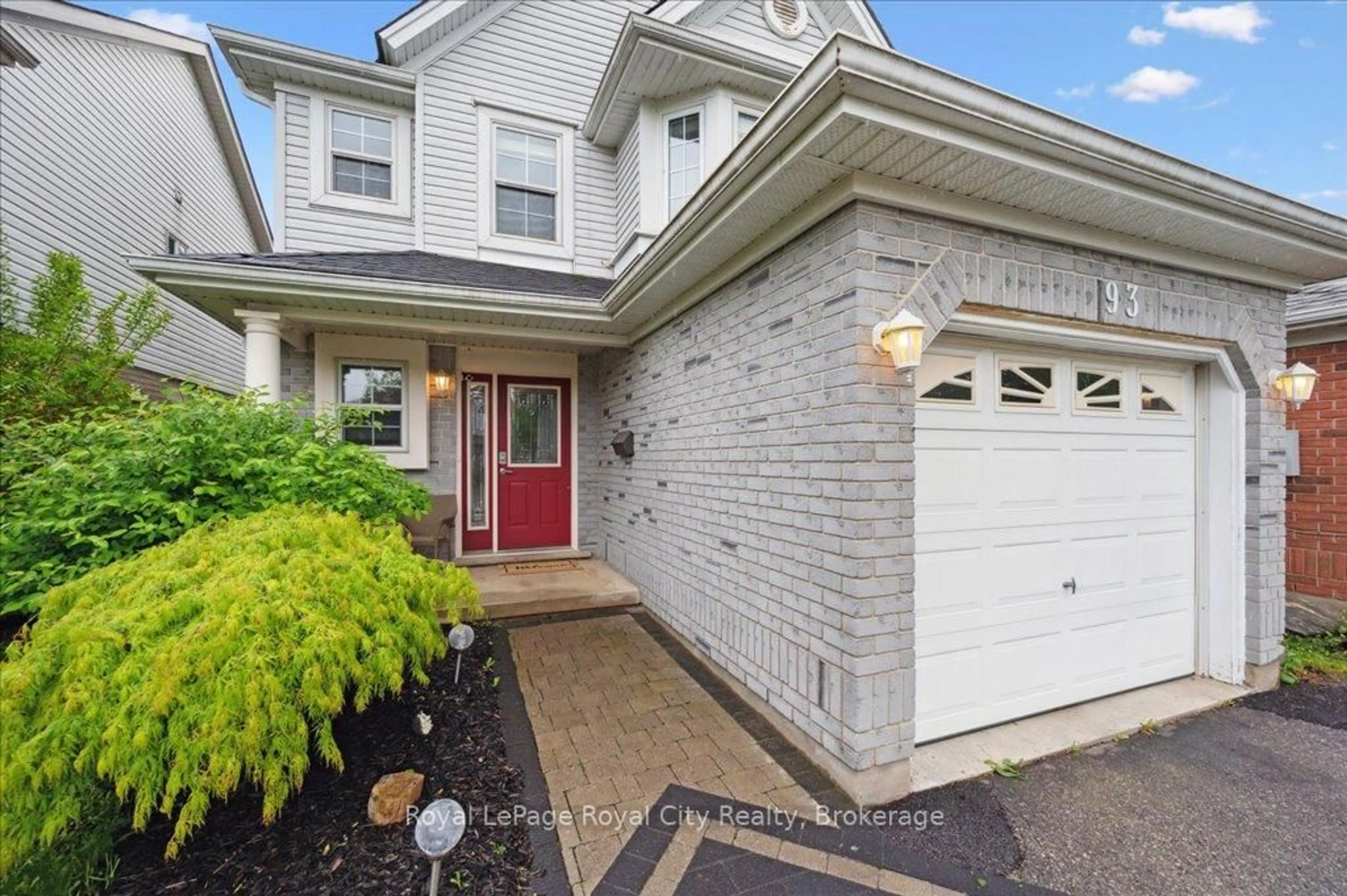 Home with brick exterior material, street for 93 Doyle Dr, Guelph Ontario N1G 5B9