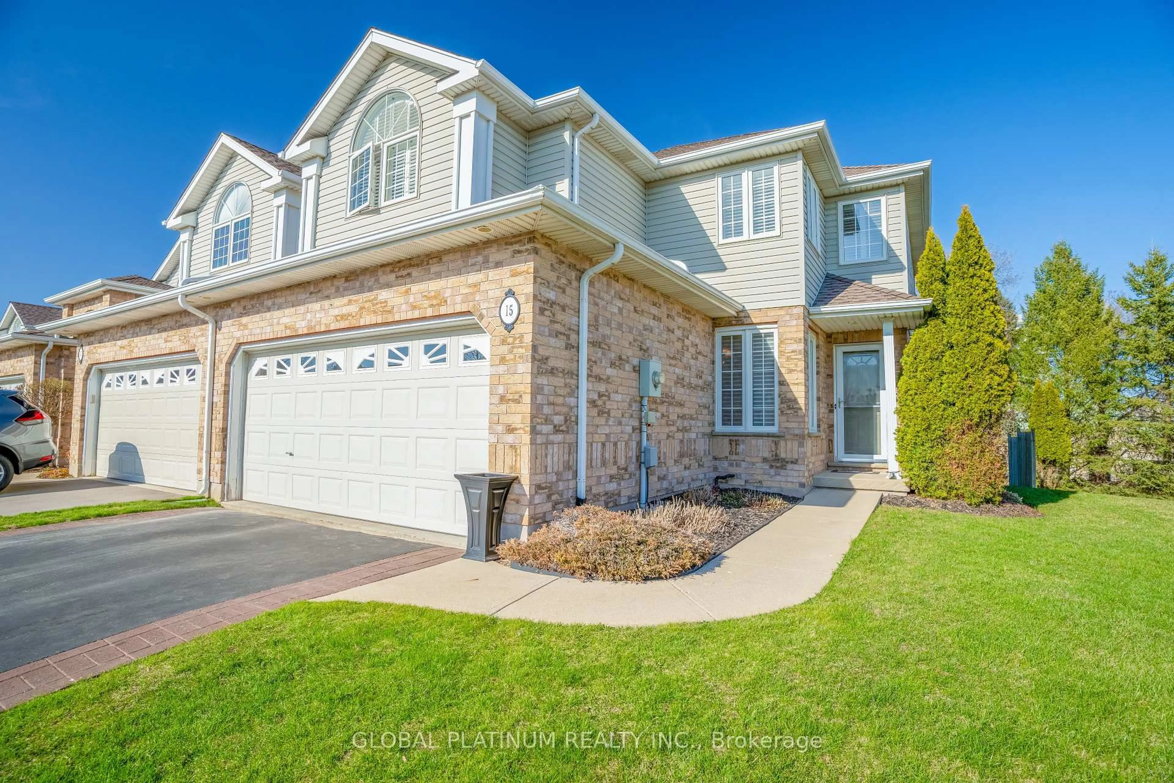 Home with brick exterior material, street for 15 Candle Cres, Kitchener Ontario N2P 2K7