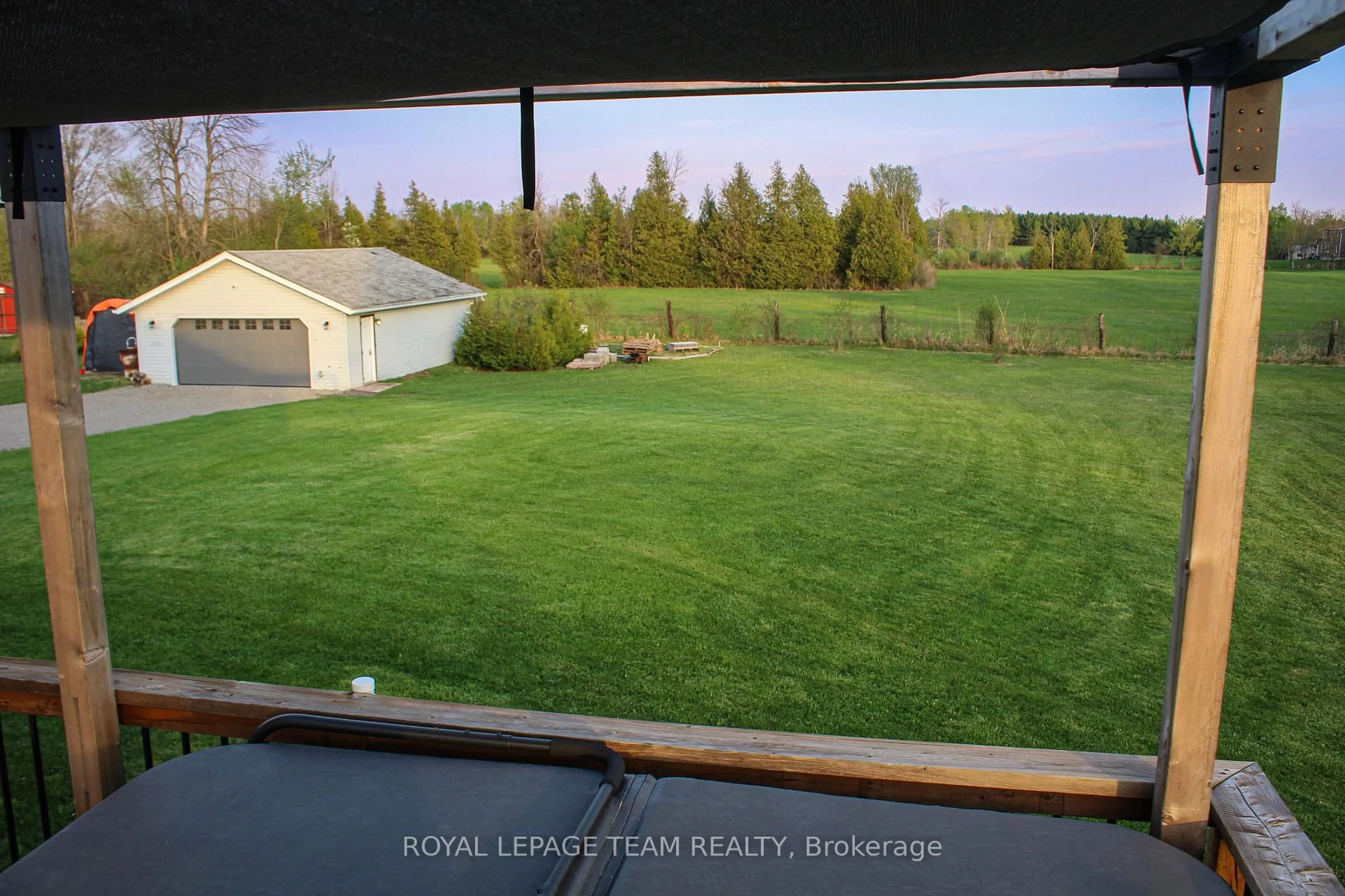 A pic from outside/outdoor area/front of a property/back of a property/a pic from drone, water/lake/river/ocean view for 955 Macpherson Rd, Smiths Falls Ontario K7A 4S4