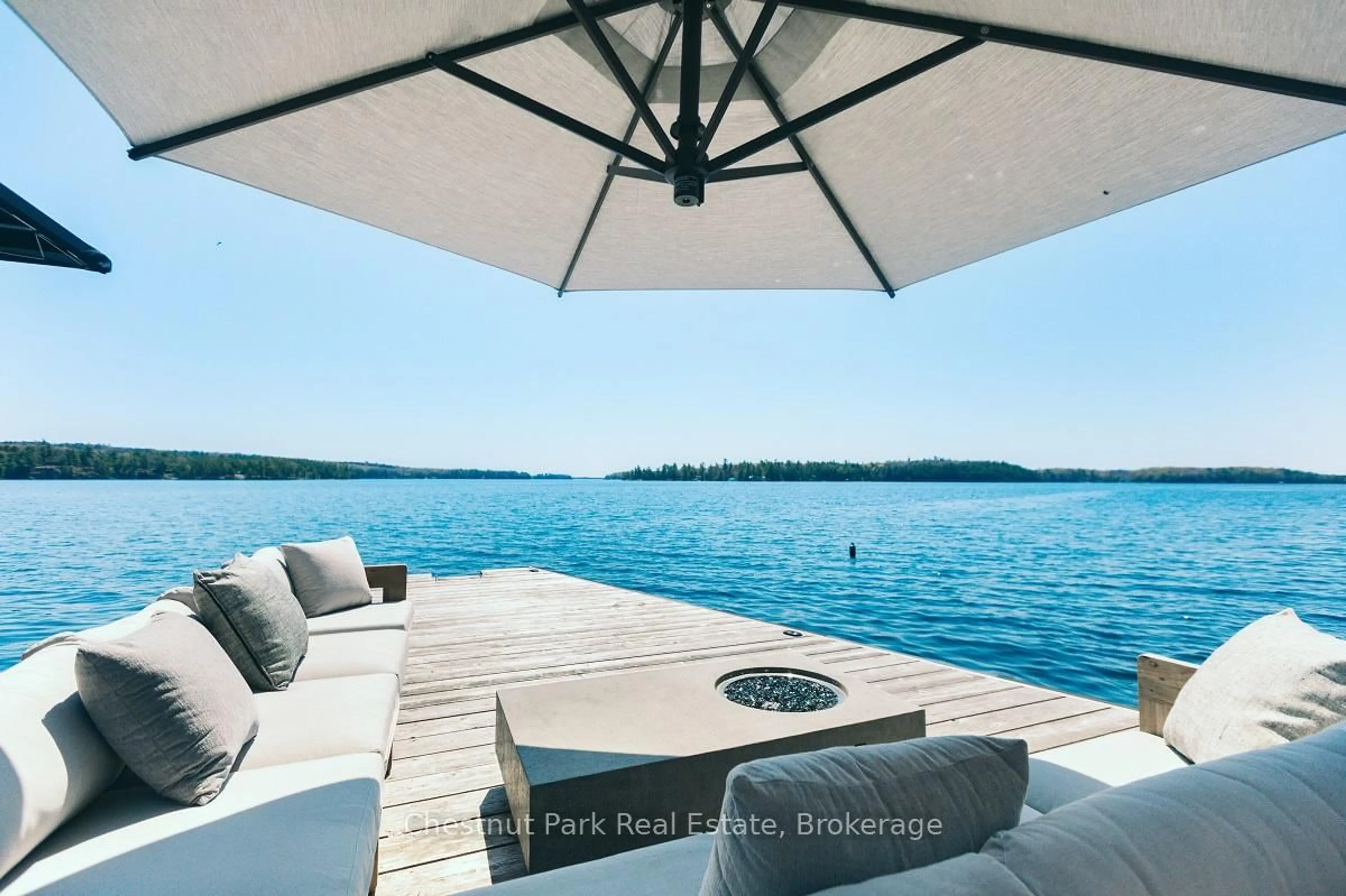 Patio, water/lake/river/ocean view for 1007 Sagamo Blvd, Muskoka Lakes Ontario P0B 1J0