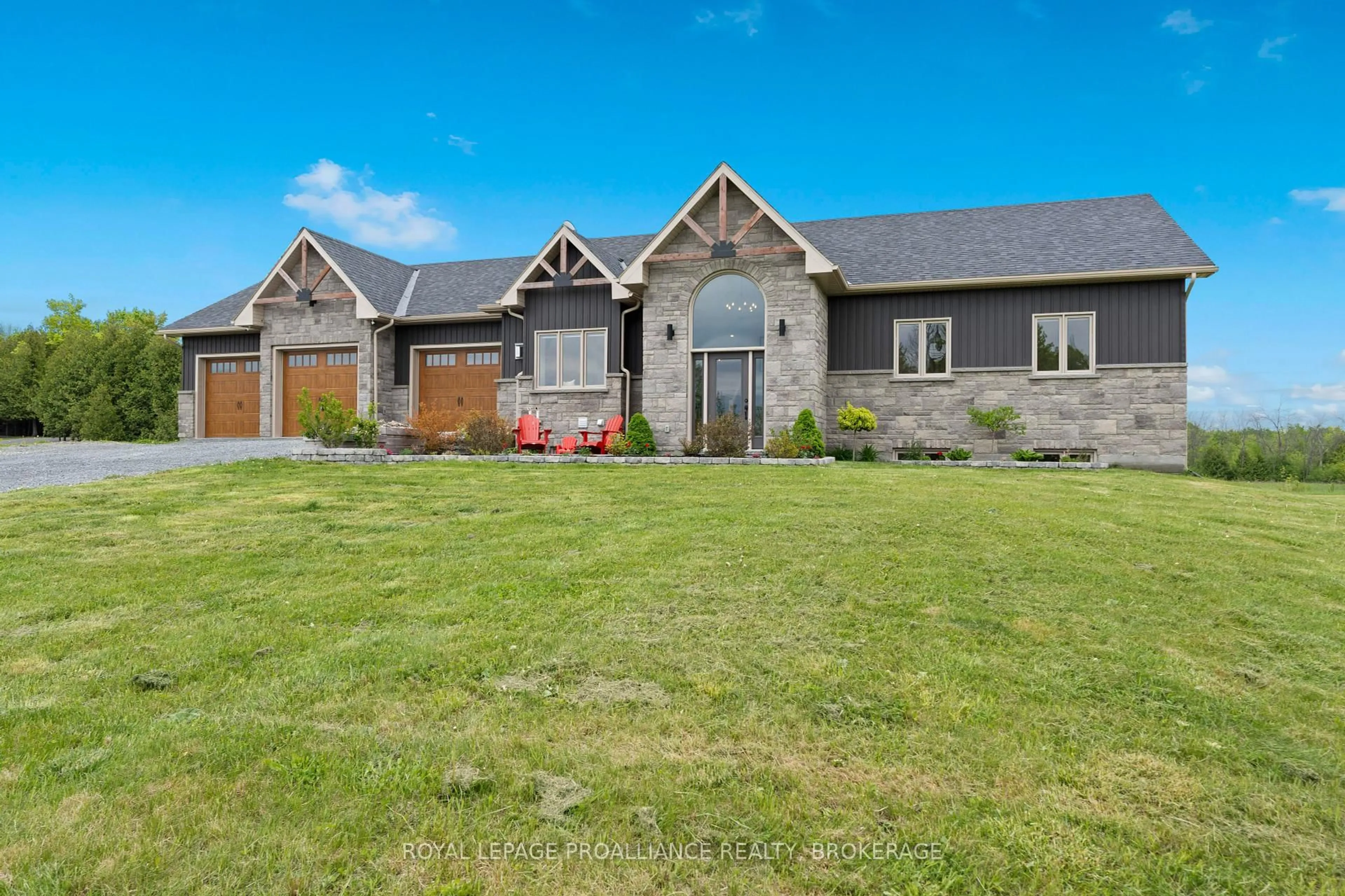 Home with brick exterior material, unknown for 3794 Jamieson Rd, Harrowsmith Ontario K0H 1V0