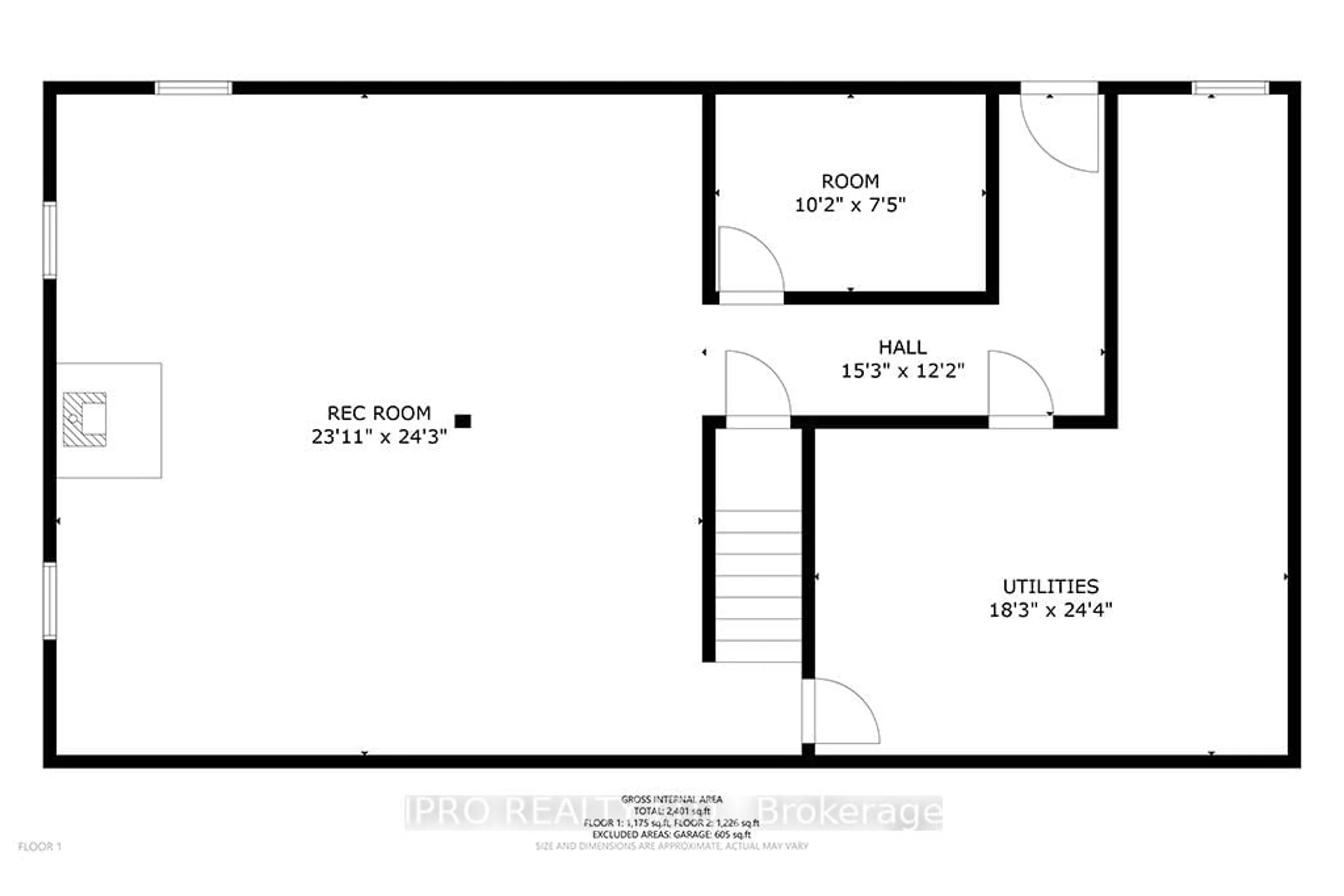 Floor plan for 604102 Sideroad 60 N/A, Chatsworth Ontario N0H 1C0