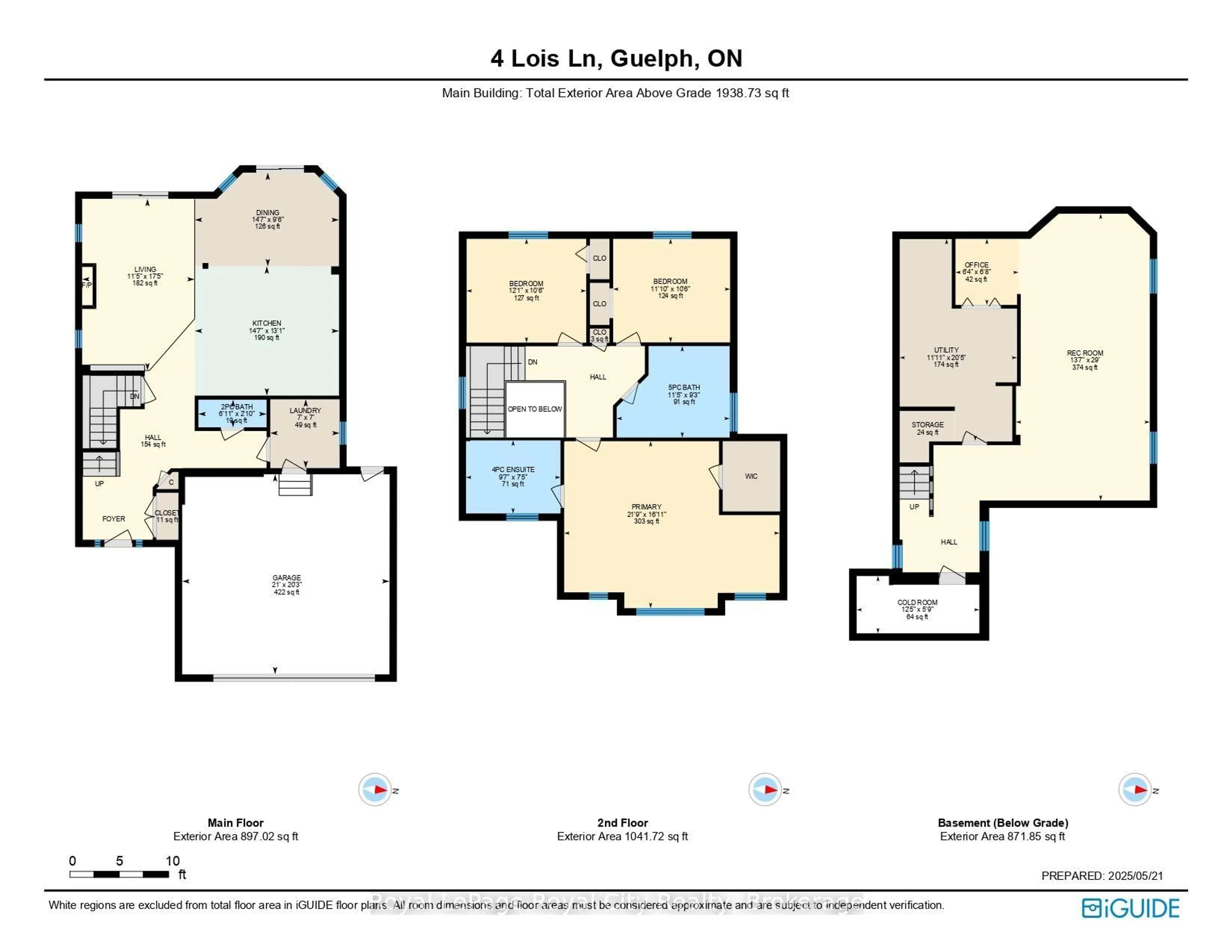 Floor plan for 4 Lois Lane, Guelph Ontario N1K 1W7