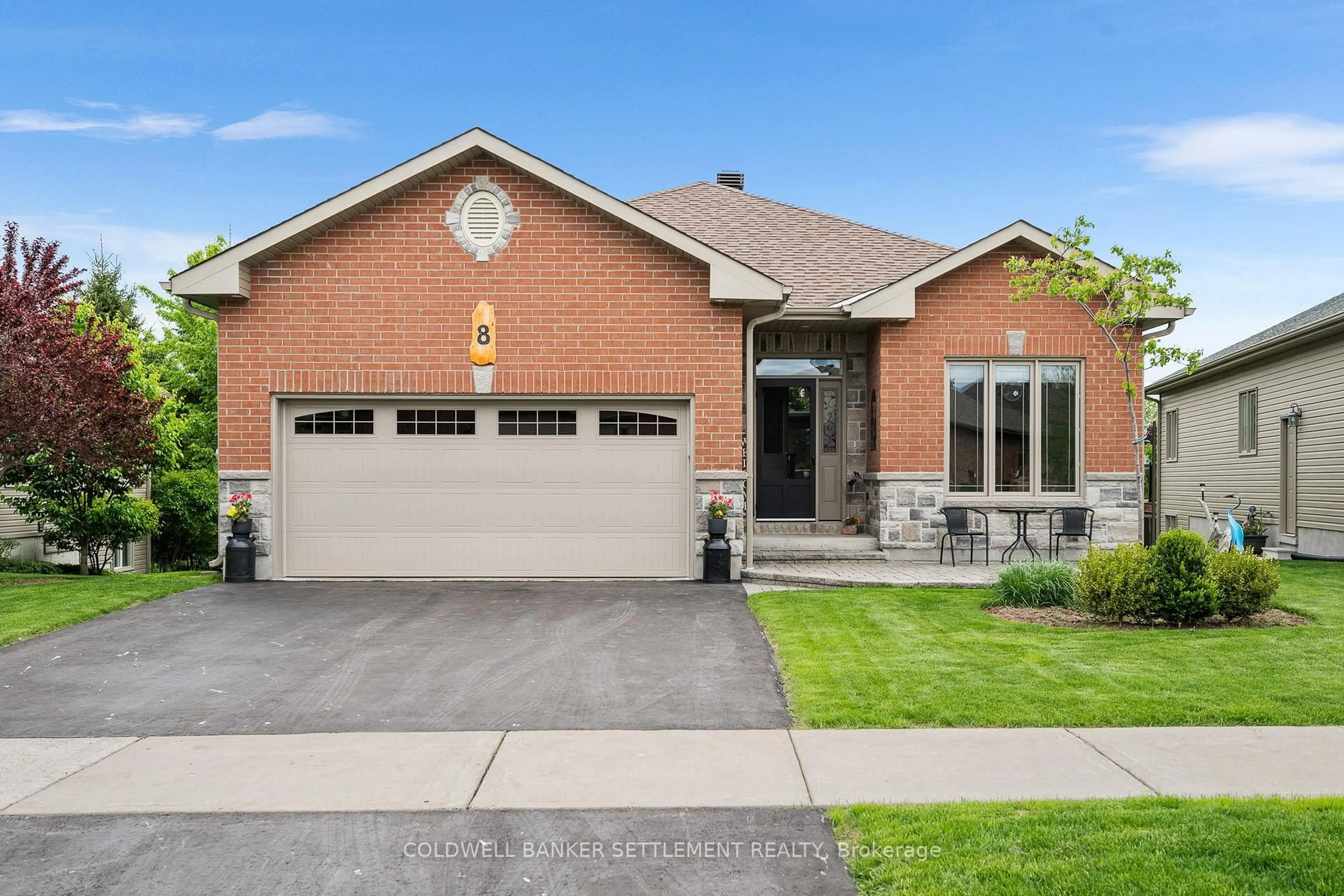 Home with brick exterior material, street for 8 Senators Gate Dr, Perth Ontario K7H 0B5