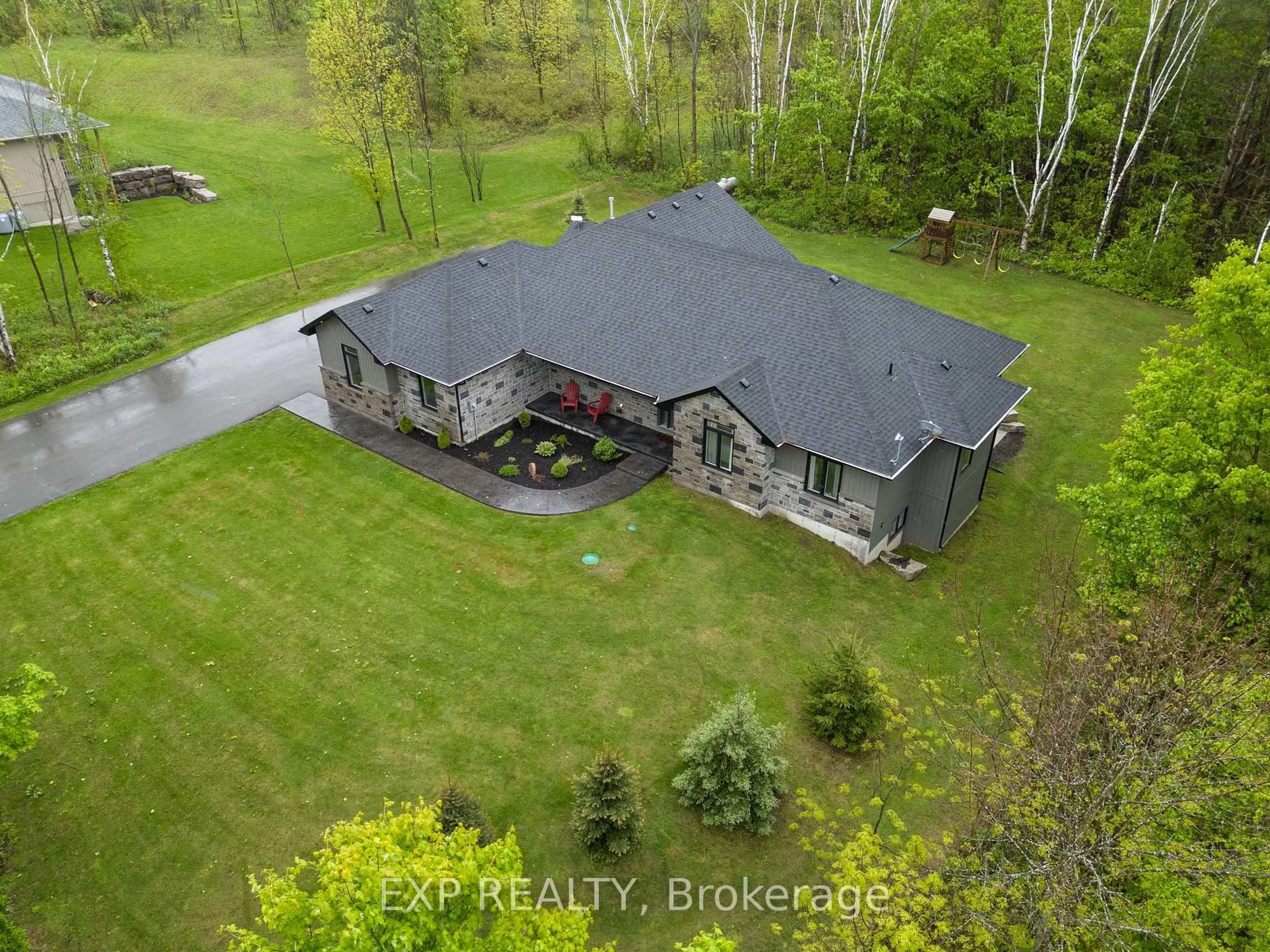 A pic from outside/outdoor area/front of a property/back of a property/a pic from drone, unknown for 386 Old Shelter Valley Rd, Cramahe Ontario K0K 2G0